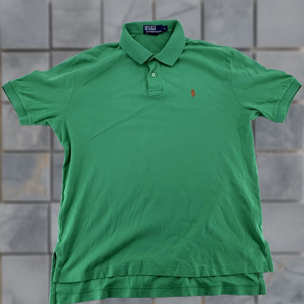 Polo Ralph Lauren Polo Ralph Lauren Polo Shirt Mens Large Green Classic Fit Pony Logo Short Sleeve Size US L / EU 52-54 / 3 - 1 Thumbnail