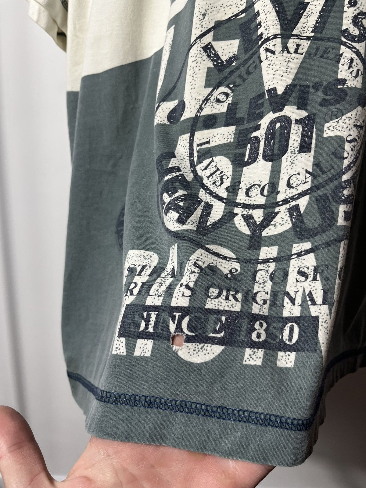 Levi's × Vintage Vintage Levi’s Heavy Used T-shirt 90s Western Wear USA L Size US L / EU 52-54 / 3 - 6 Thumbnail