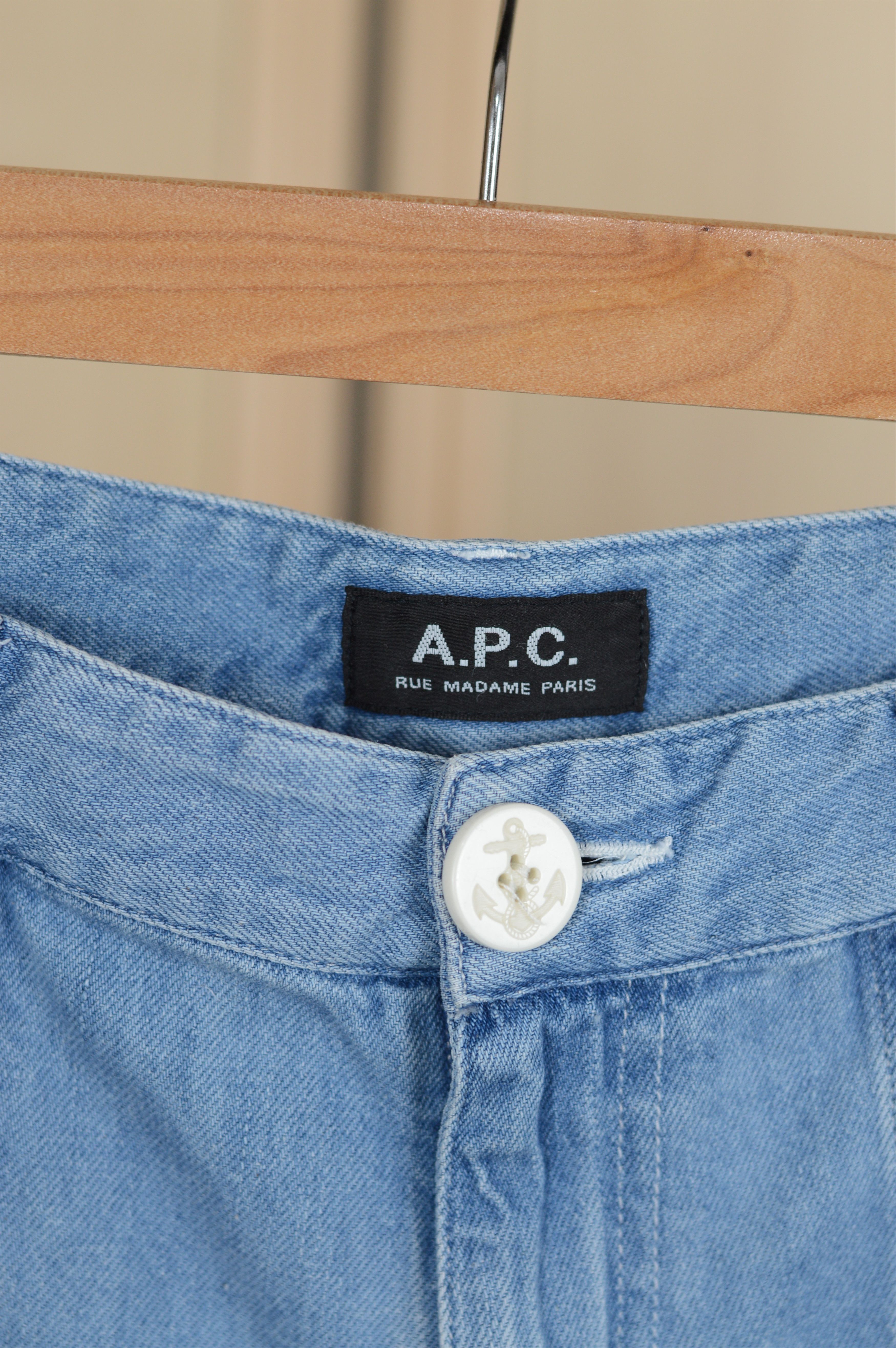A.P.C. APC boyfriend wide leg jeans Size 30" / US 8 / IT 44 - 3 Thumbnail