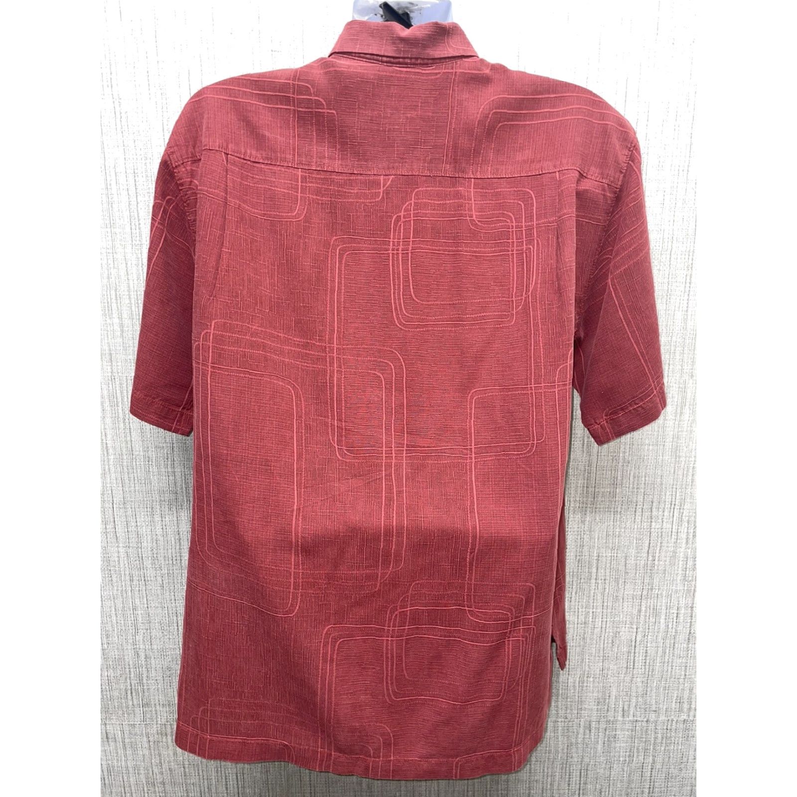 Tommy Bahama Tommy Bahama Originals Red Short Sleeve Button Down Shirt Mens L Size US L / EU 52-54 / 3 - 5 Thumbnail