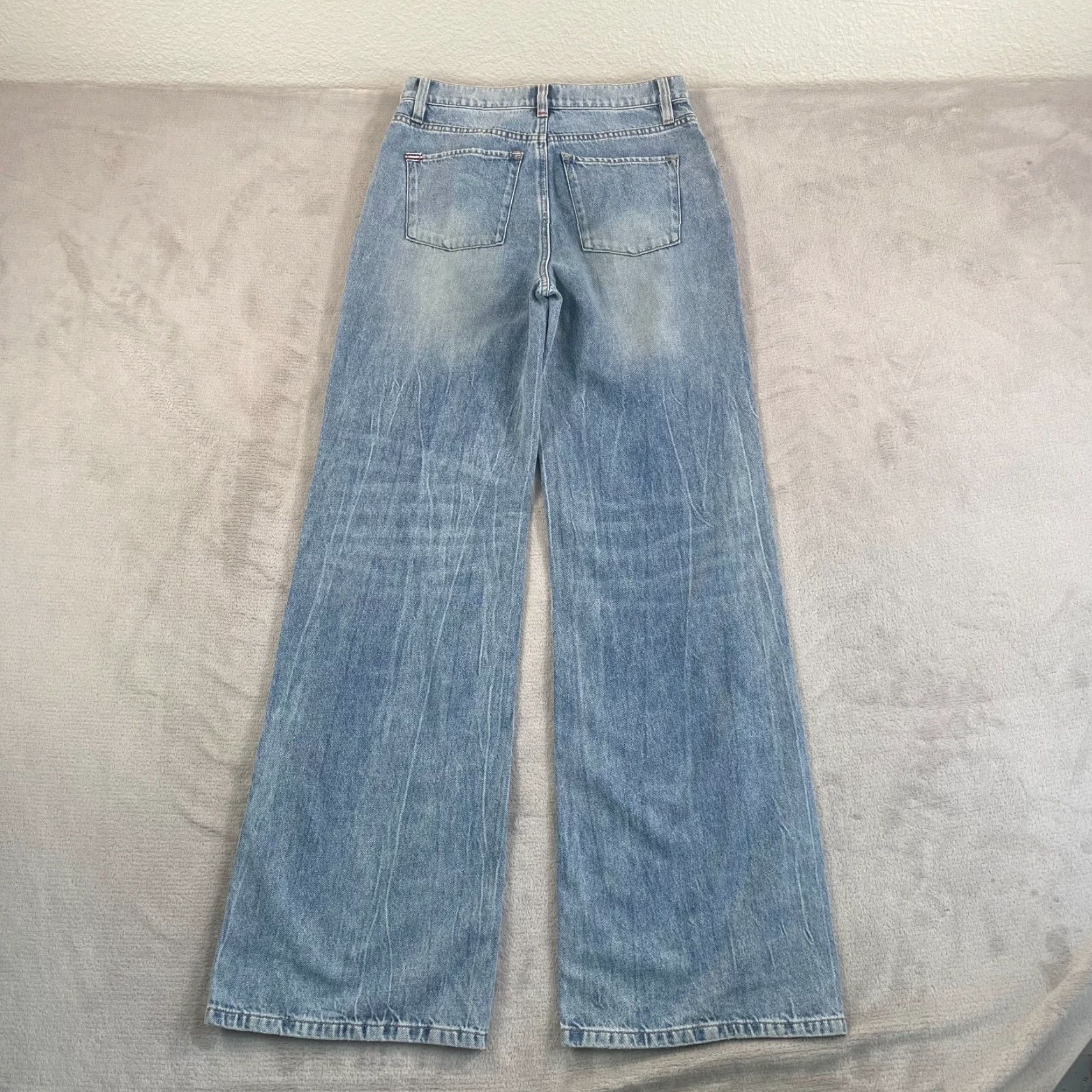 Alice + Olivia Alice + Olivia Weezy Wide Leg Jeans Women 28 Sadie Light Blue Vintage NWOT Jeans Size 27" / US 4 / IT 40 - 6 Thumbnail
