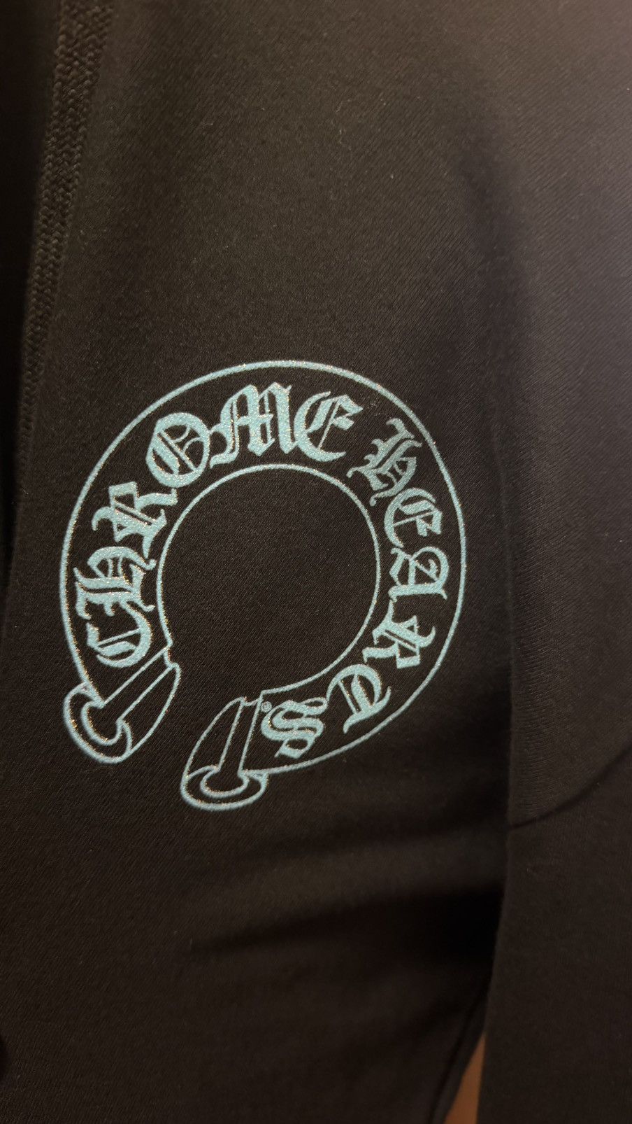 Chrome Hearts Chrome Hearts Blue Glitter Friends and Family Hoodie Size US S / EU 44-46 / 1 - 3 Thumbnail