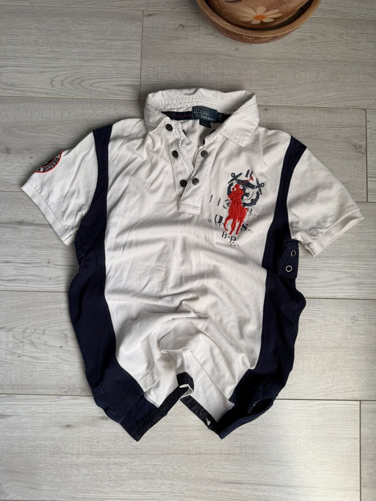 Polo Ralph Lauren Vintage Polo Ralph Lauren rare polo shirt 90’s Size US S / EU 44-46 / 1 - 1 Thumbnail