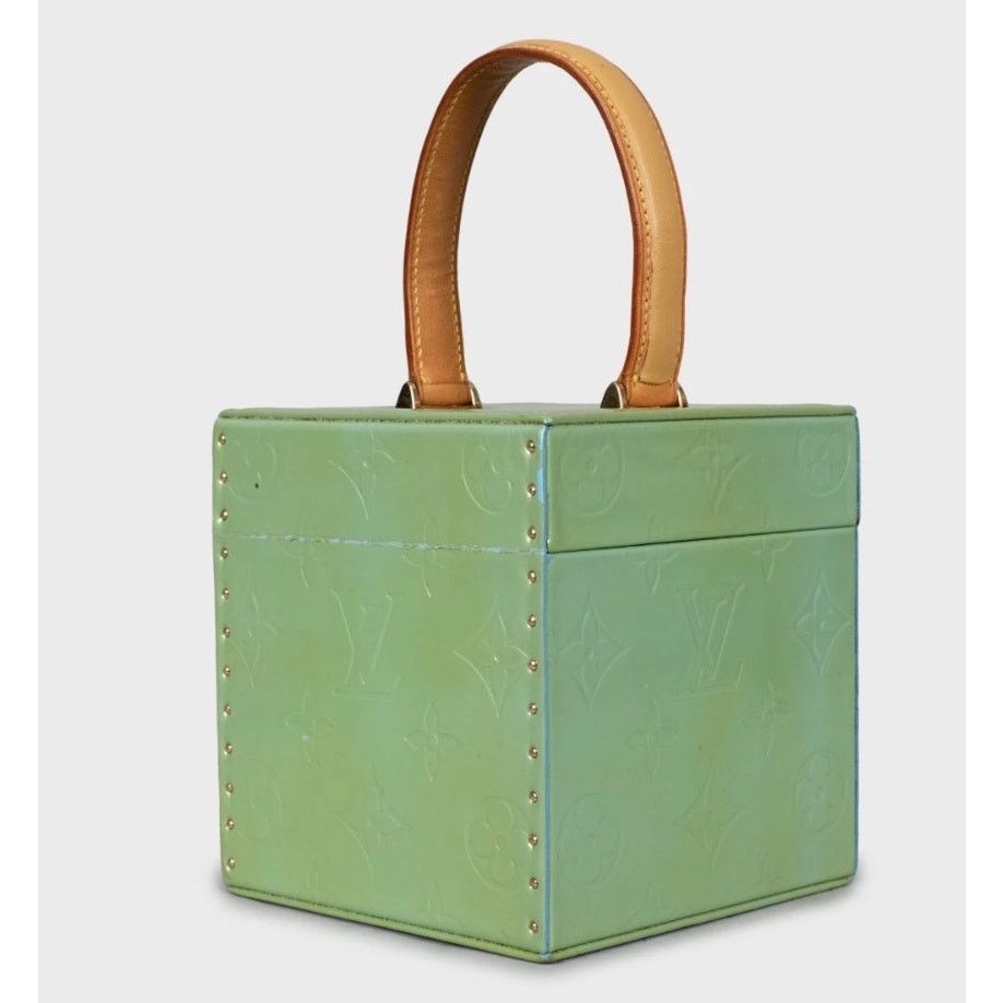 Louis Vuitton Louis Vuitton Bleecker Box Green Monogram Vernis Handbag Size ONE SIZE - 2 Thumbnail