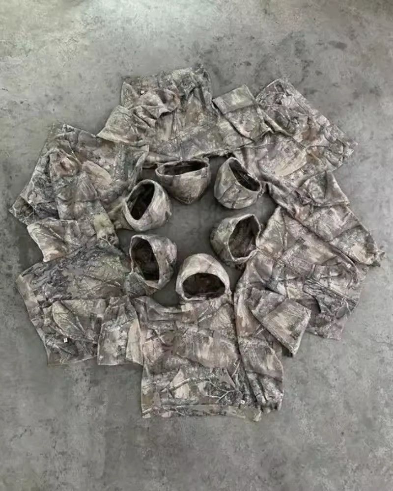 Japanese Brand Camo Oversized Zipper Hoodie Size US XL / EU 56 / 4 - 2 Thumbnail