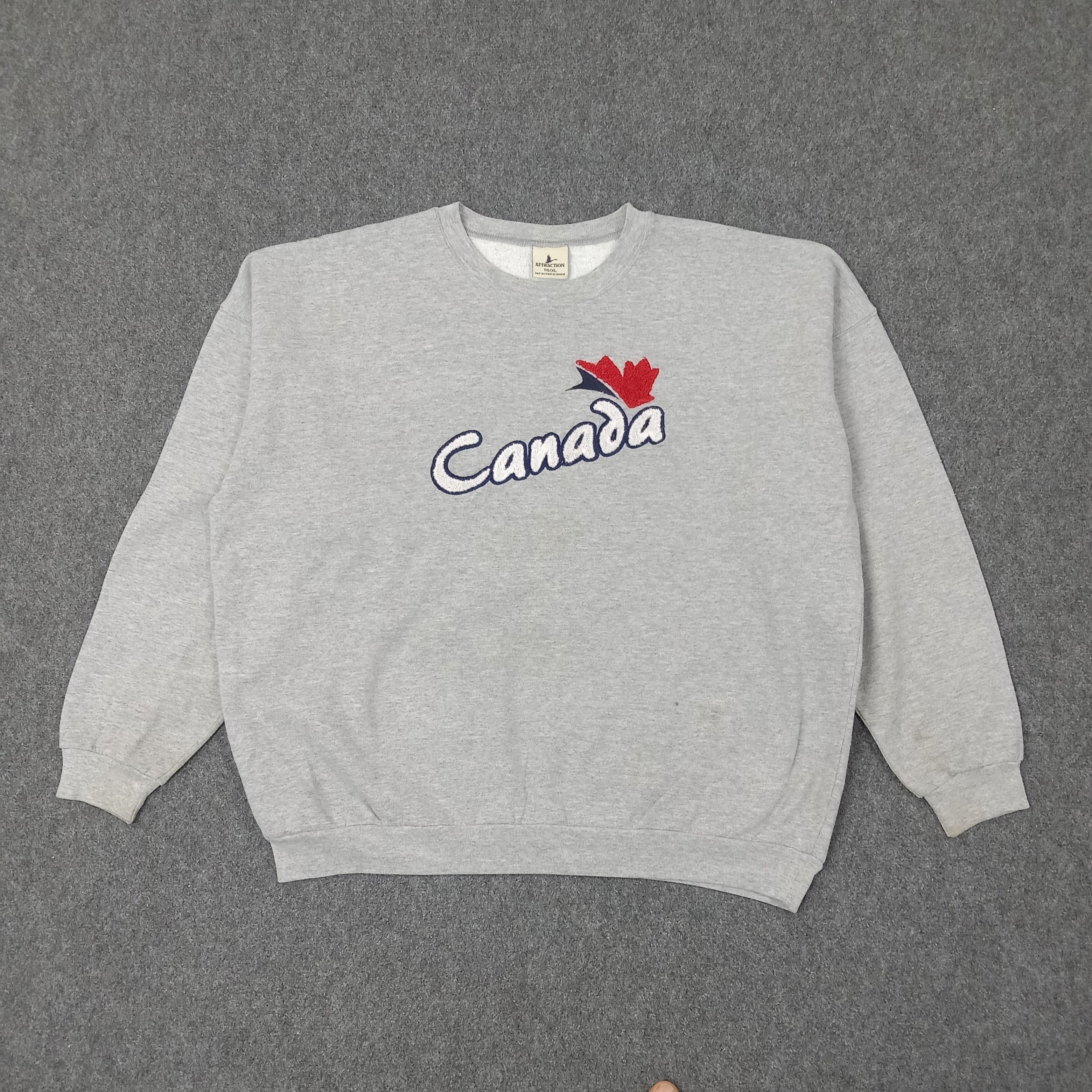 ATTRACTIONS Canada Country State Promo Sweatshirt C254N12 Size US XL / EU 56 / 4 - 1 Thumbnail