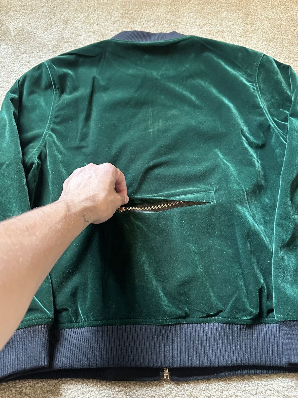Other Timeless Piece Custom Reversible Bomber Jacket Green Size US M / EU 48-50 / 2 - 5 Thumbnail