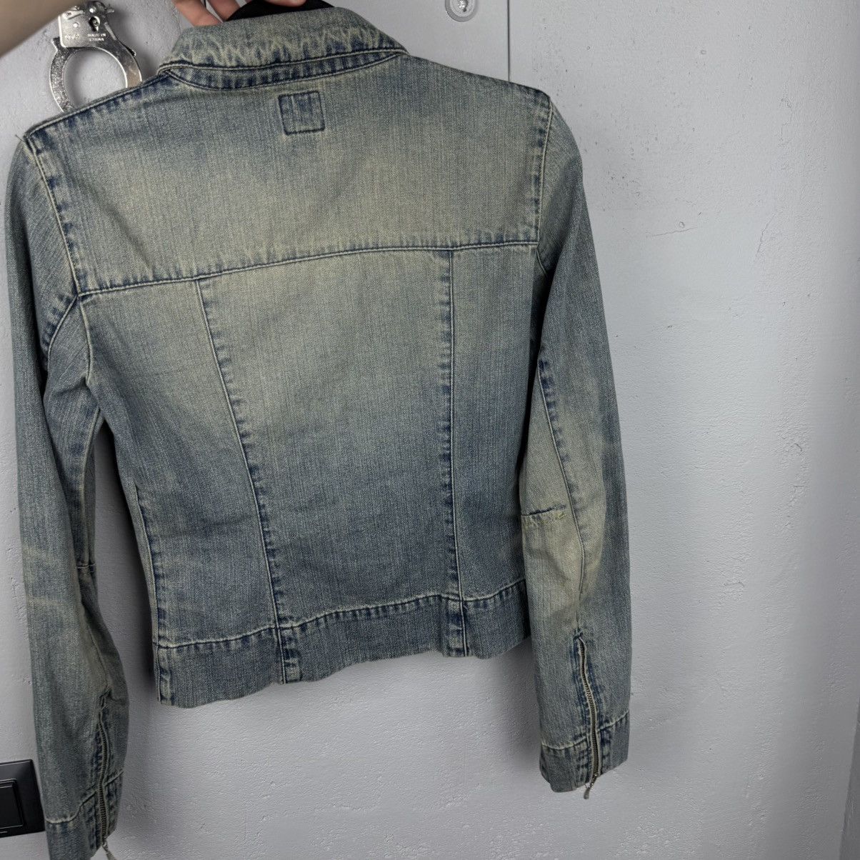 Miss Sixty Vintage Miss Sixty Avant Garde Distressed Jeans Jacket Size S / US 4 / IT 40 - 4 Thumbnail