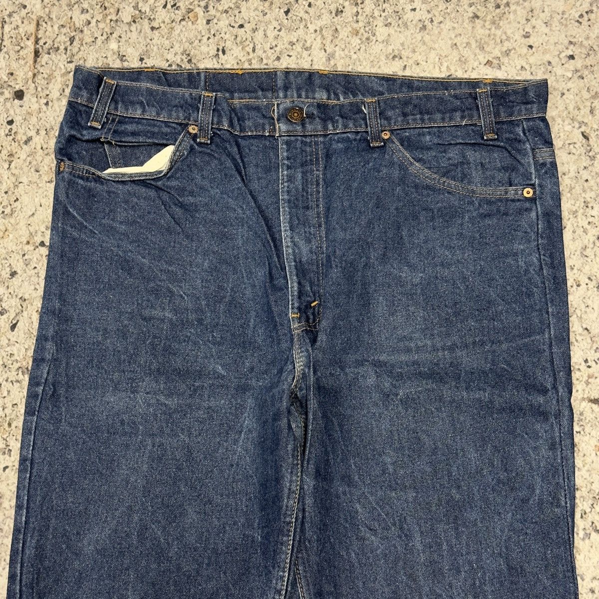 Levi's 80s Levi’s 517 Bootcut Flare Denim Jeans ERD Grunge Chrome Size US 40 / EU 56 - 3 Thumbnail
