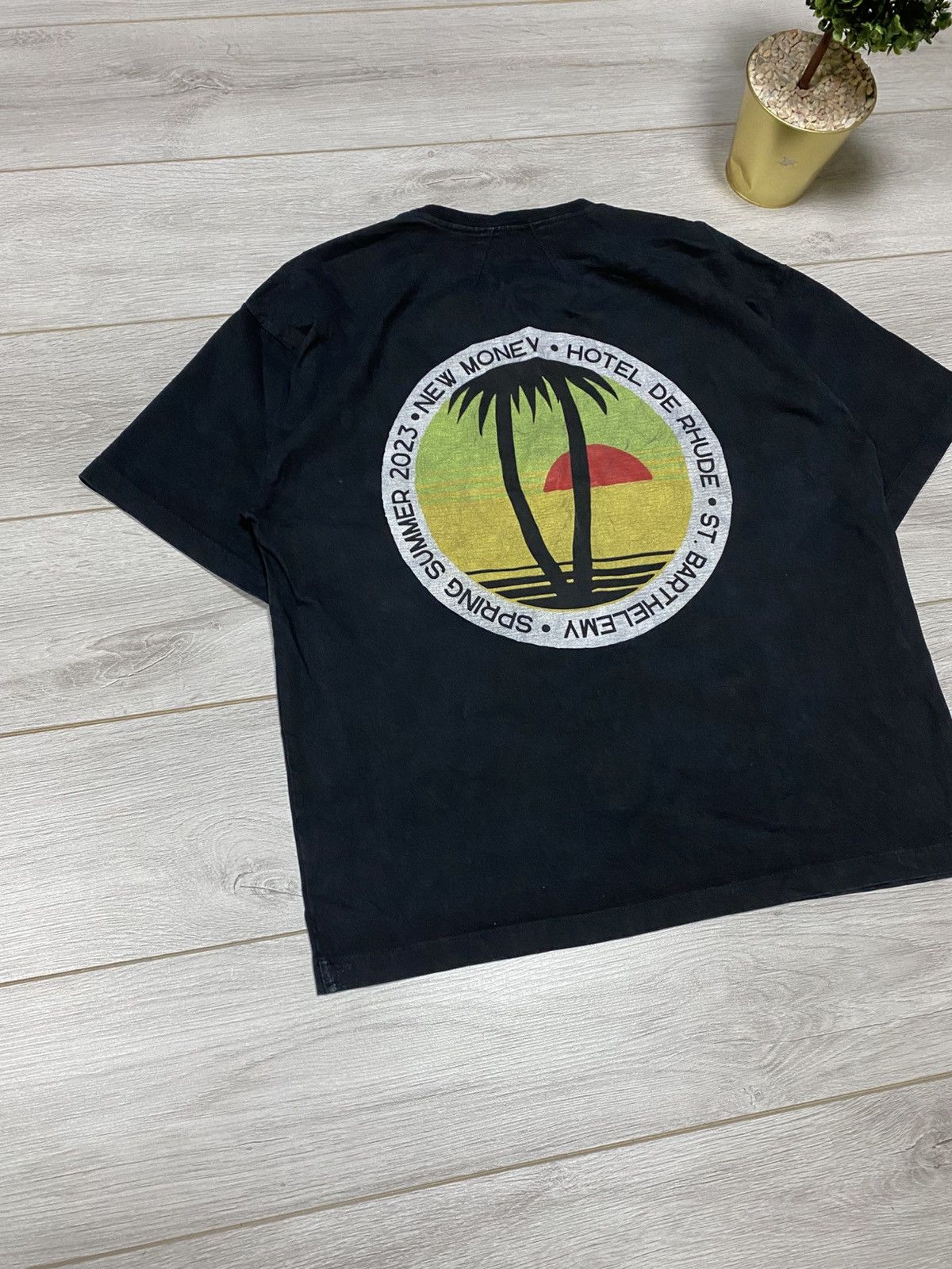 Rhude RHUDE TWIN PALMS TEE Size US M / EU 48-50 / 2 - 9 Thumbnail