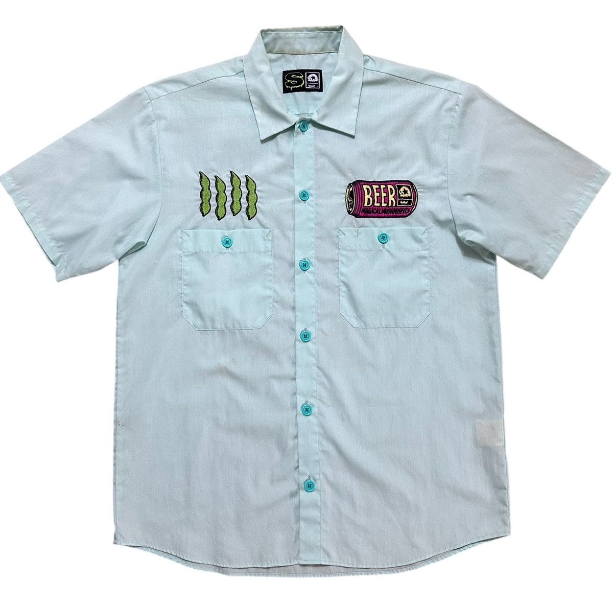 Japanese Brand Magical Mosh Misfits Skate Button Up Shirts Size US S / EU 44-46 / 1 - 2 Thumbnail