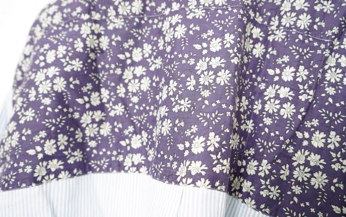Comme des Garcons Comme des Garçons Floral Panel Stripe Shirt Size US M / EU 48-50 / 2 - 6 Thumbnail