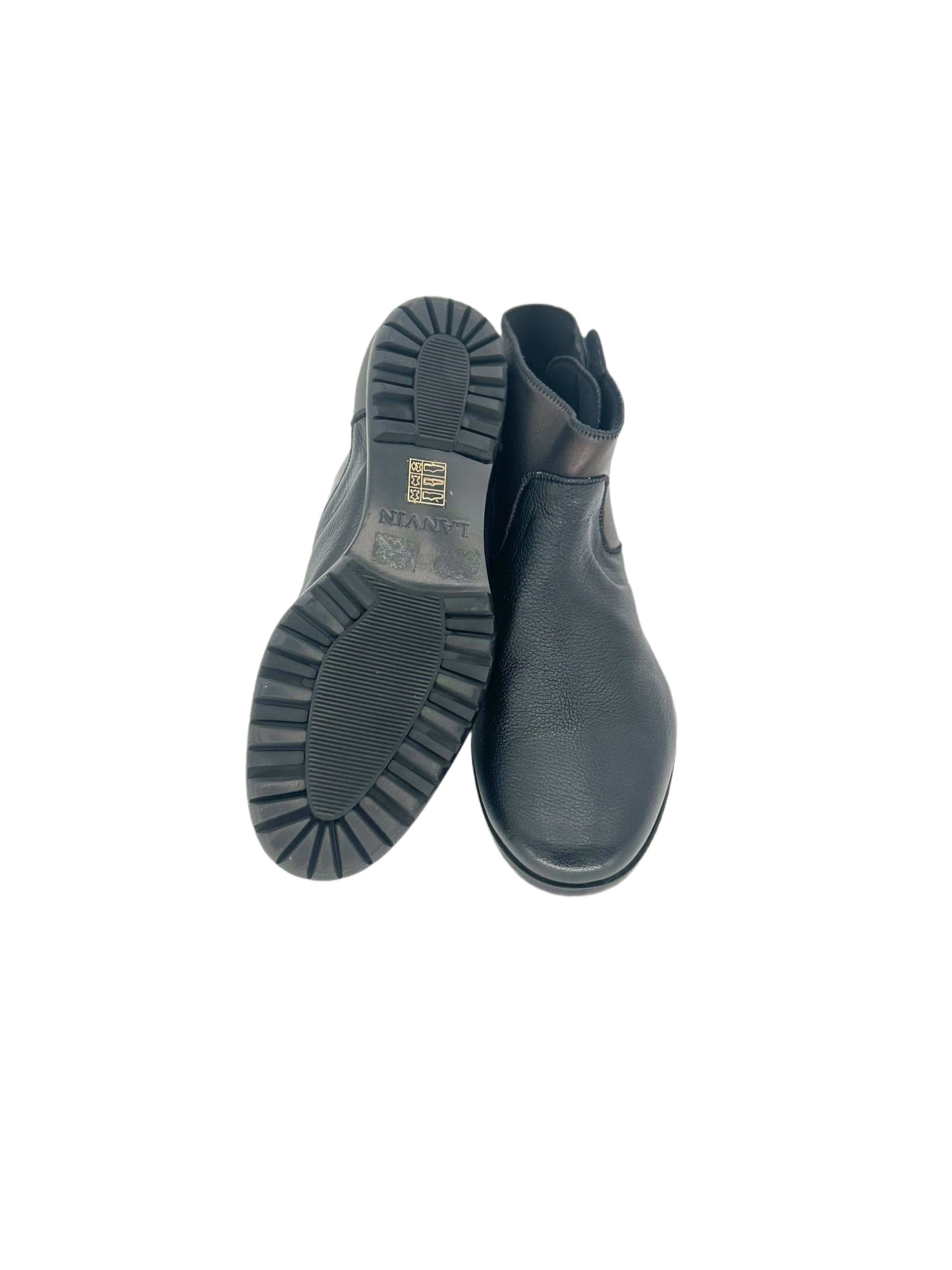 Lanvin Lanvin Black Chelsea Boot With Velcro Closure Size US 8 / EU 41 - 6 Thumbnail