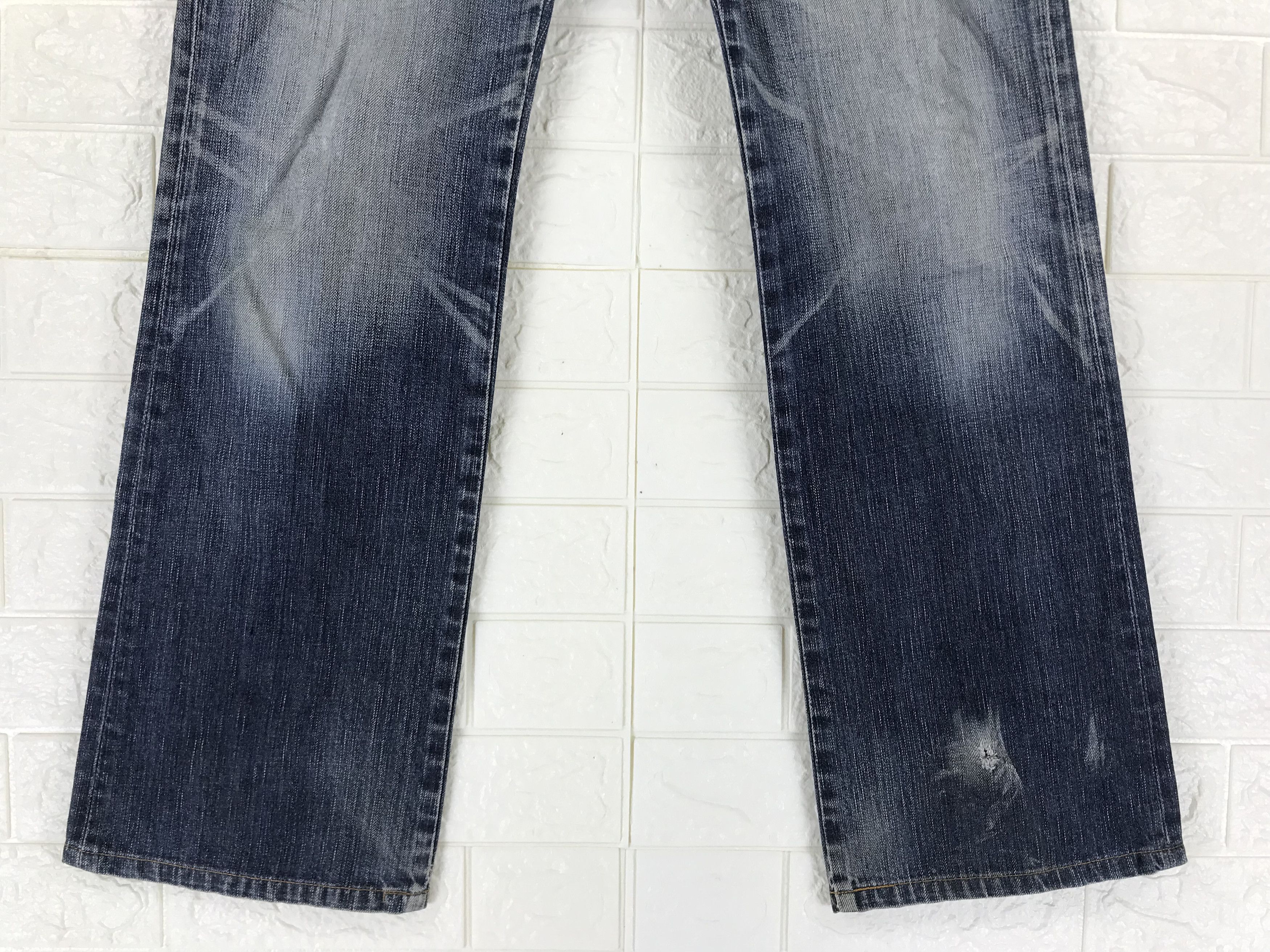 Edwin Vintage Edwin 503 Blue Washed Flare Jeans Size US 31 - 4 Thumbnail