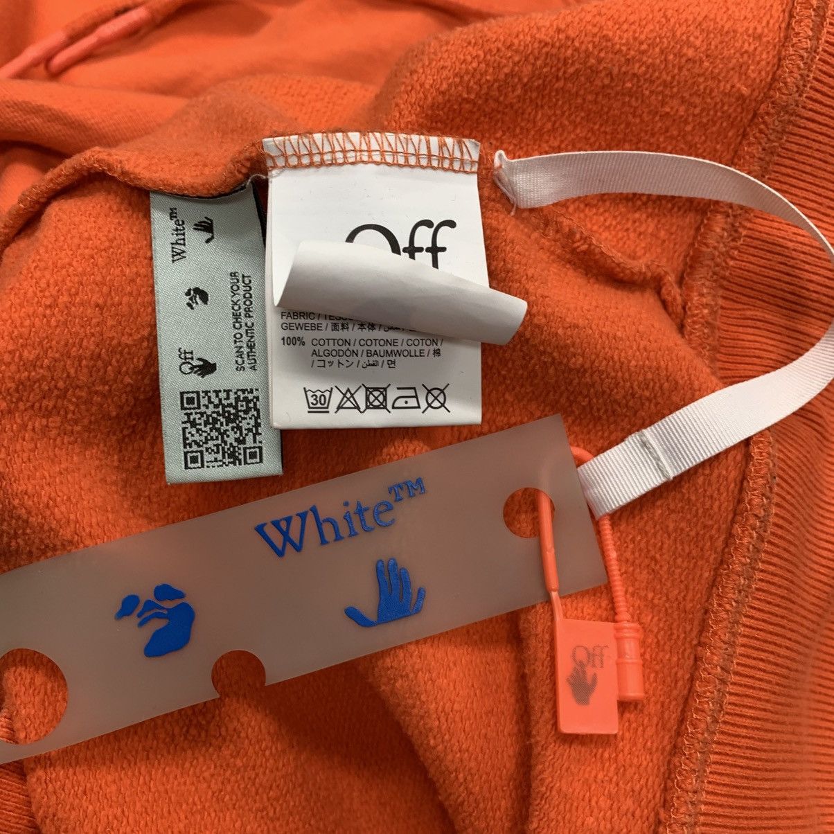 Off-White Off White Medium Hoodie Stencil Arrows Orange Hoodie Virgil Size US M / EU 48-50 / 2 - 8 Thumbnail