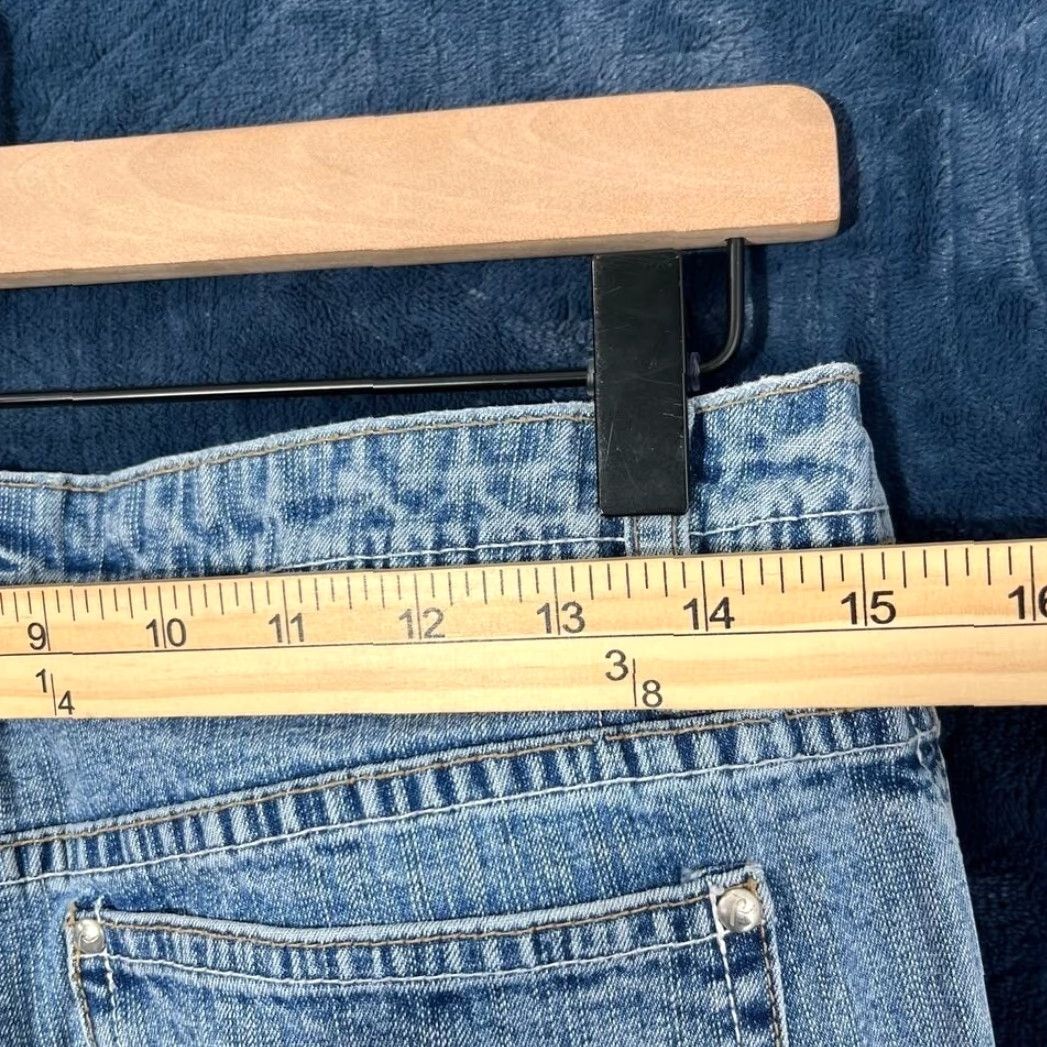 Vintage VINTAGE Request Jeans Womens 29 Light Wash Bootcut Denim Blue 5-Pocket Logo Hip Hop Rock Mens? No Size 29" - 5 Thumbnail