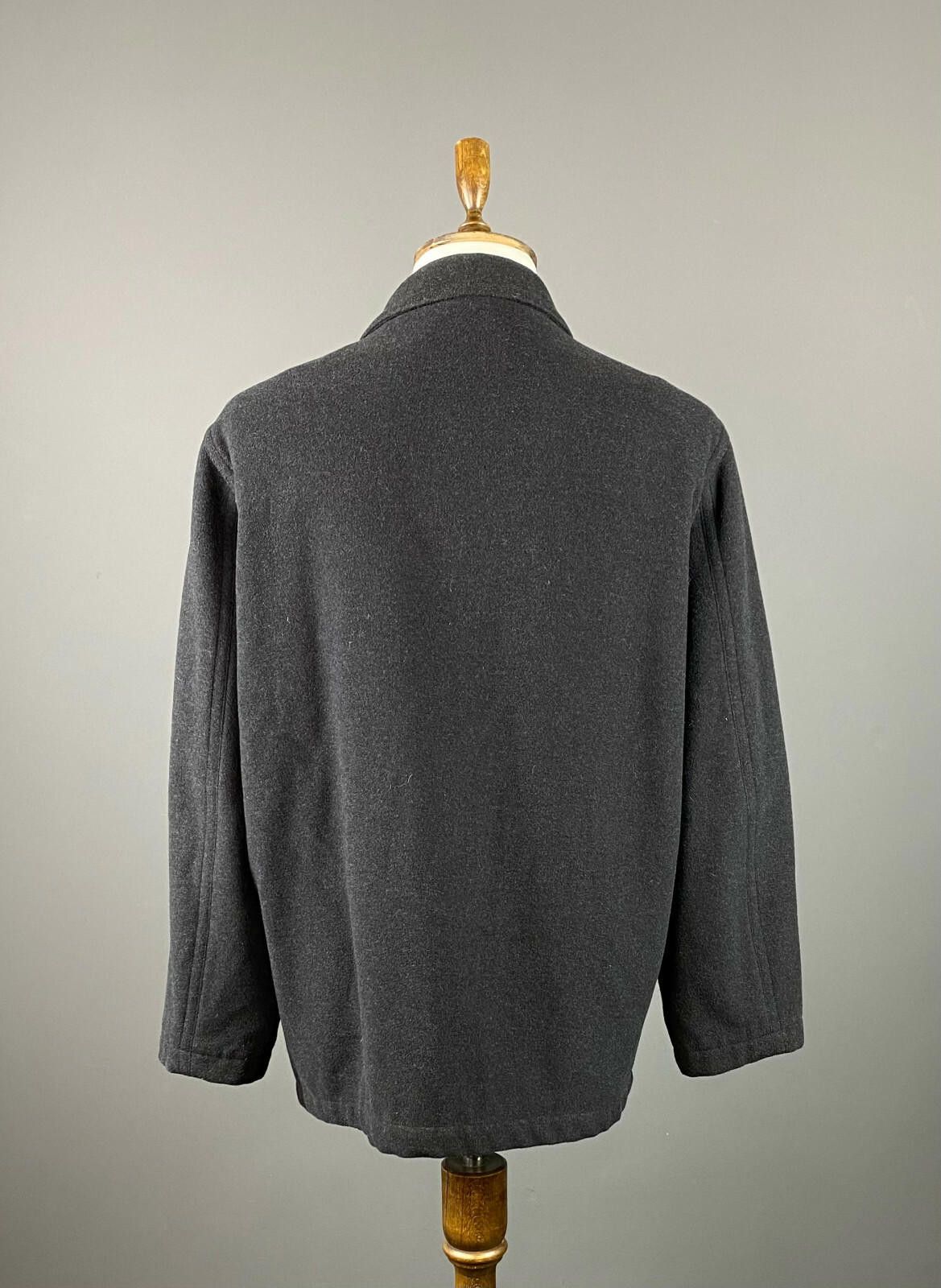 Lacoste Lacoste Black Wool Full Zip Collared Coat Jacket Size 56/6 Size US M / EU 48-50 / 2 - 5 Thumbnail