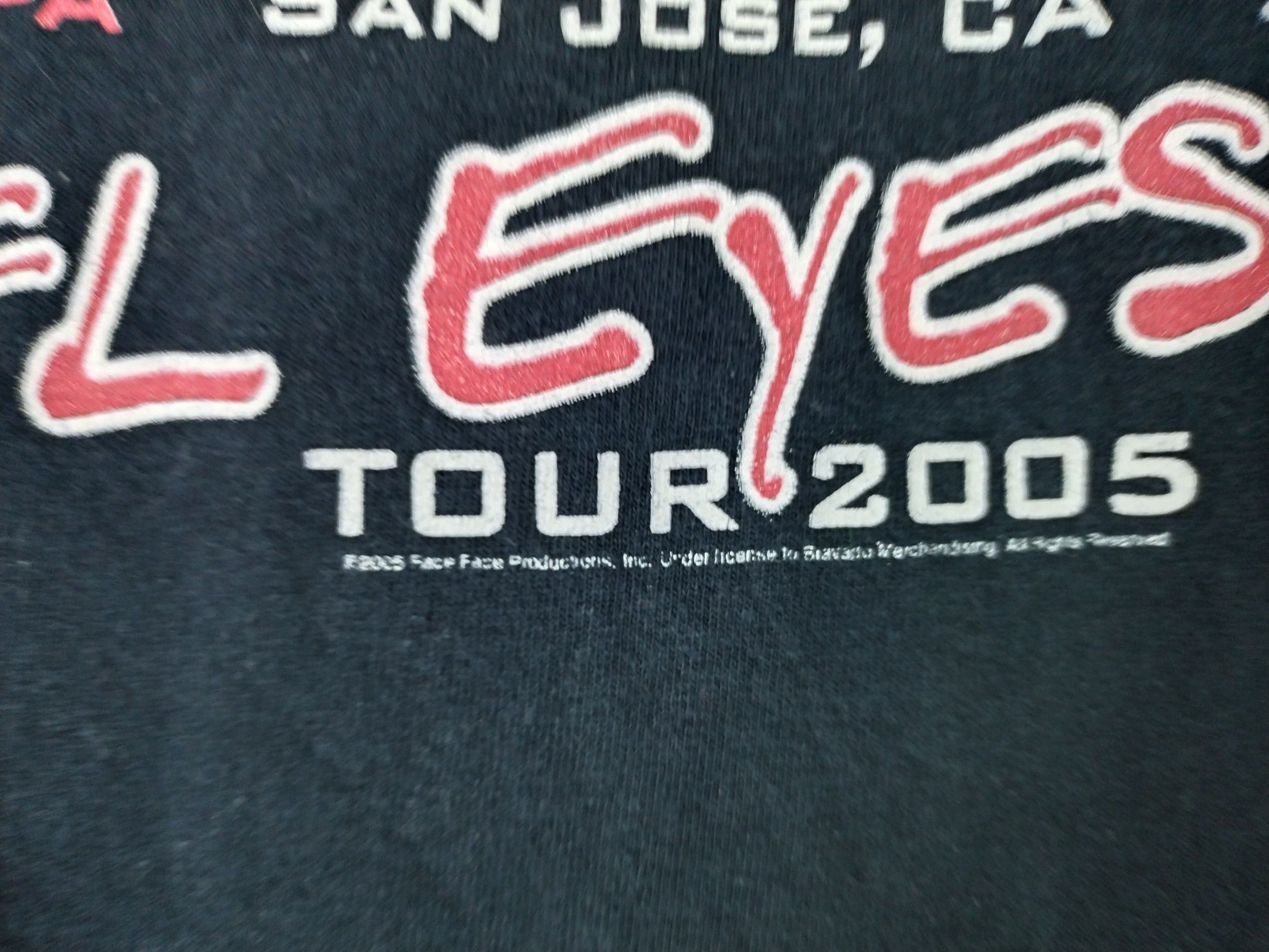 Rap Tees 05's Tour Vintage Hazel Eyes Kelly Clarkson Shirt Tee Size US S / EU 44-46 / 1 - 7 Thumbnail