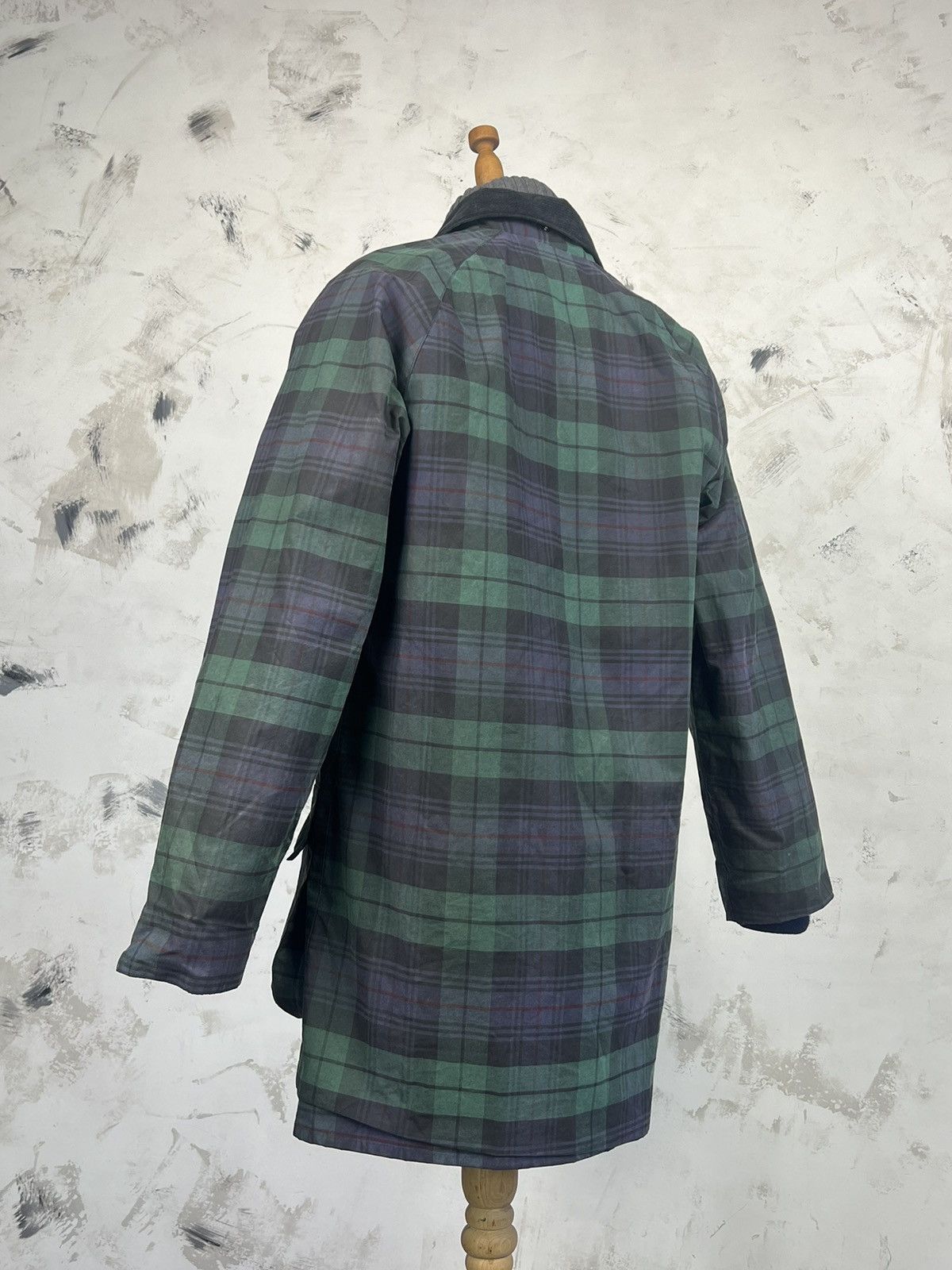 Vintage Vintage Caber Classics Plaid Waxed Jacket Size S - M Size US S / EU 44-46 / 1 - 7 Thumbnail