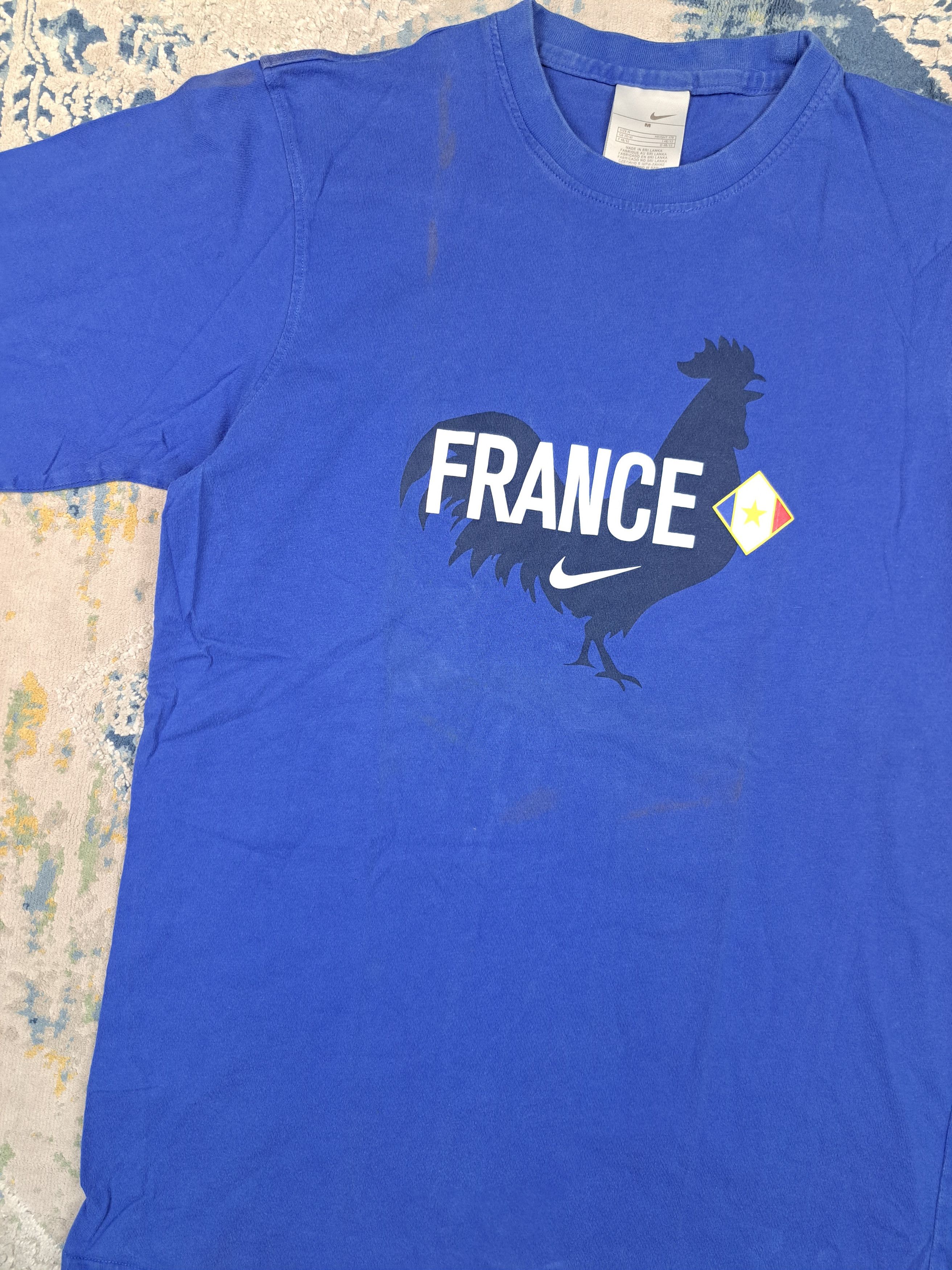 Nike Vintage 00s #12 Thierry Henry Nike Center Swoosh France Tee Size US M / EU 48-50 / 2 - 7 Thumbnail