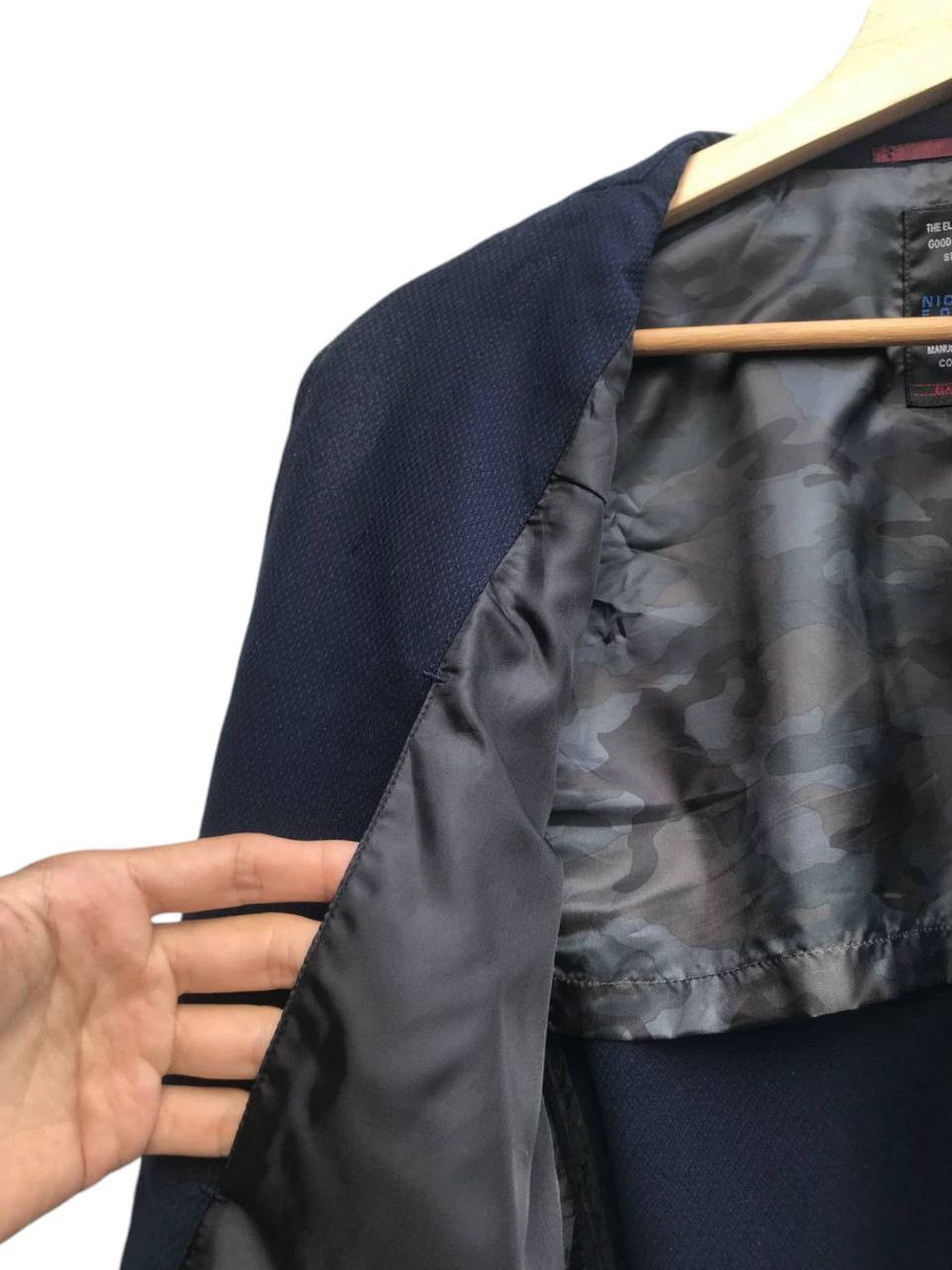 Japanese Brand × Nicole Club Nicole Club for Men Camo Collar Blazer Size US M / EU 48-50 / 2 - 9 Thumbnail
