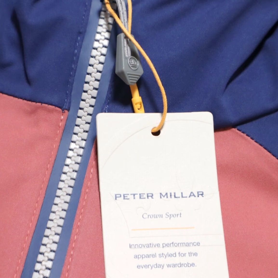 Peter Millar Peter Millar Hyperlight Link Hooded Colorblock Long Sleeve Jacket Men's L Size US L / EU 52-54 / 3 - 5 Thumbnail
