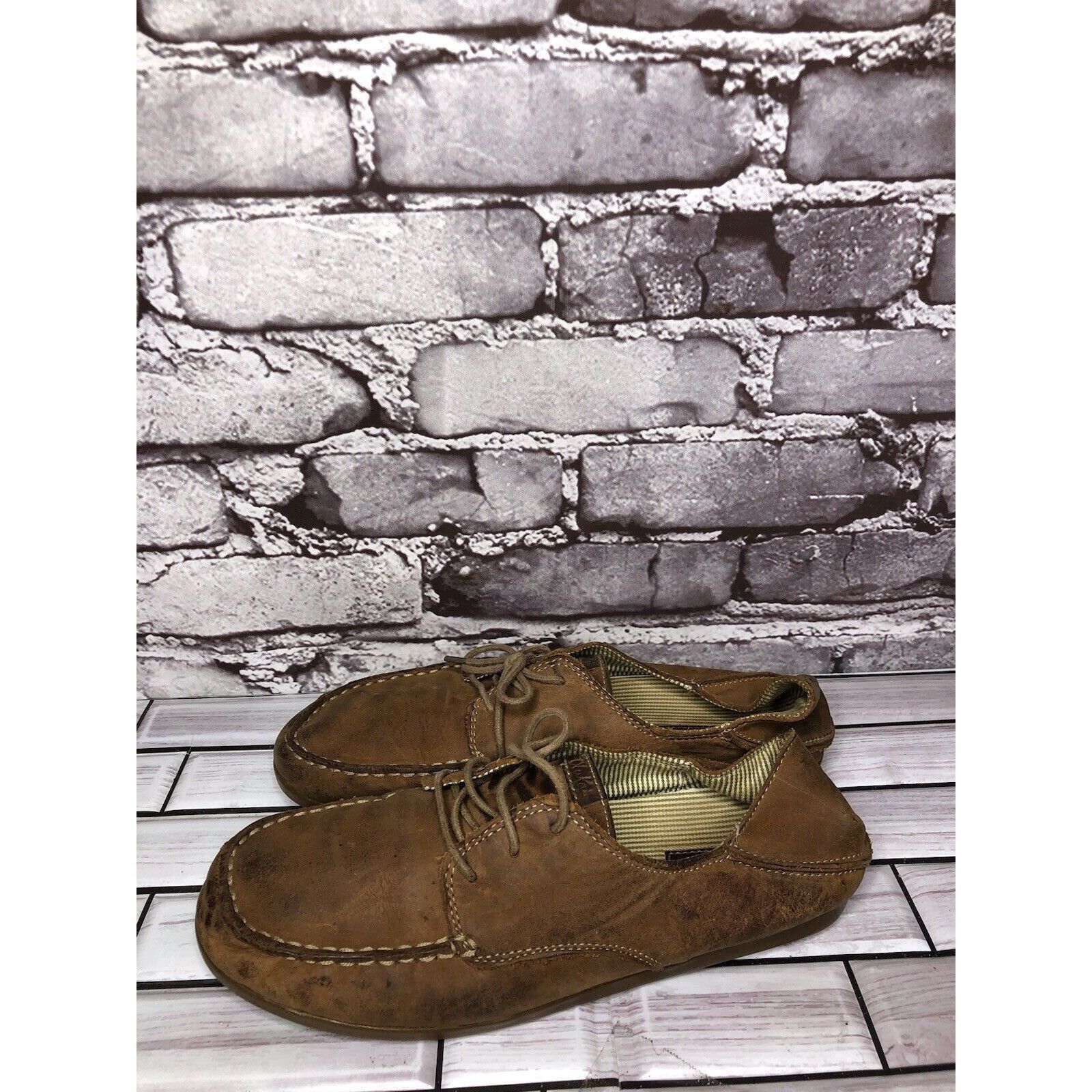 Olukai Olukai Heleuma Brown Leather Lace Up Casual Shoes Women’s Sz Size US 7.5 / IT 37.5 - 5 Thumbnail