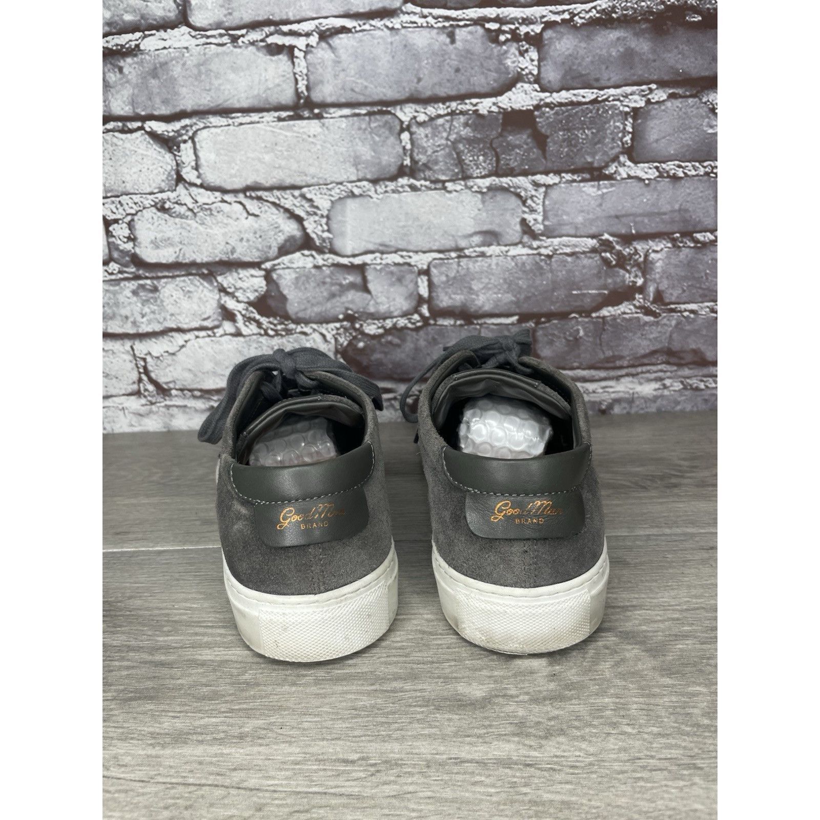 Bergdorf Goodman Goodman Brand Edge Charcoal Suede Casual Lace Low Top Sneake Size US 9 / EU 42 - 5 Thumbnail