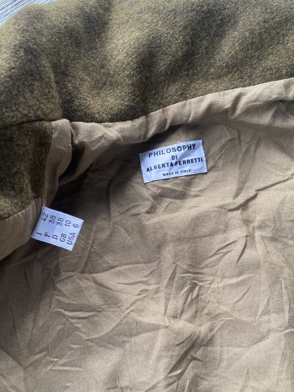 Alberta Ferretti Philosophy di Alberta Ferretti Wool Jacket Size US S / EU 44-46 / 1 - 7 Thumbnail