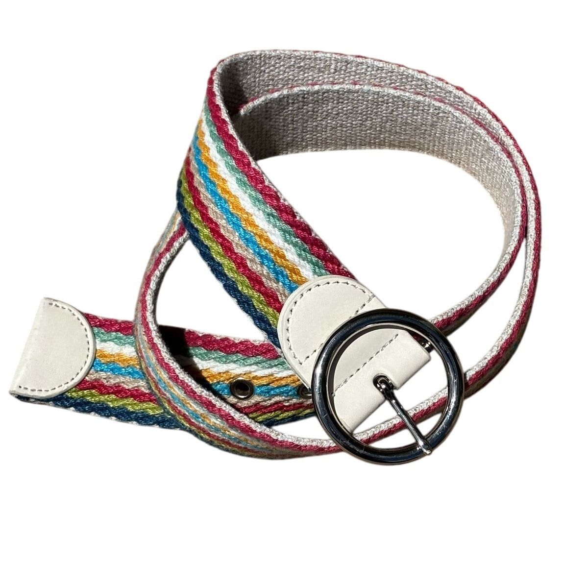 Other Blue & Pink Striped Men's Belt Size ONE SIZE - 2 Thumbnail
