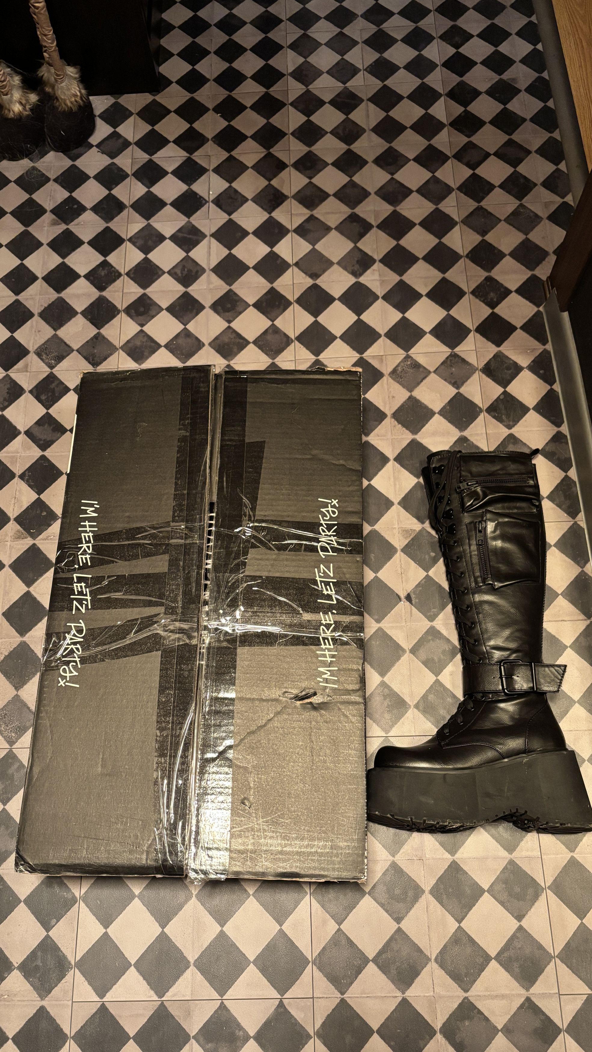 Dolls Kill Obsidian combat boots 2.0 Size US 8 / IT 38 - 10 Thumbnail