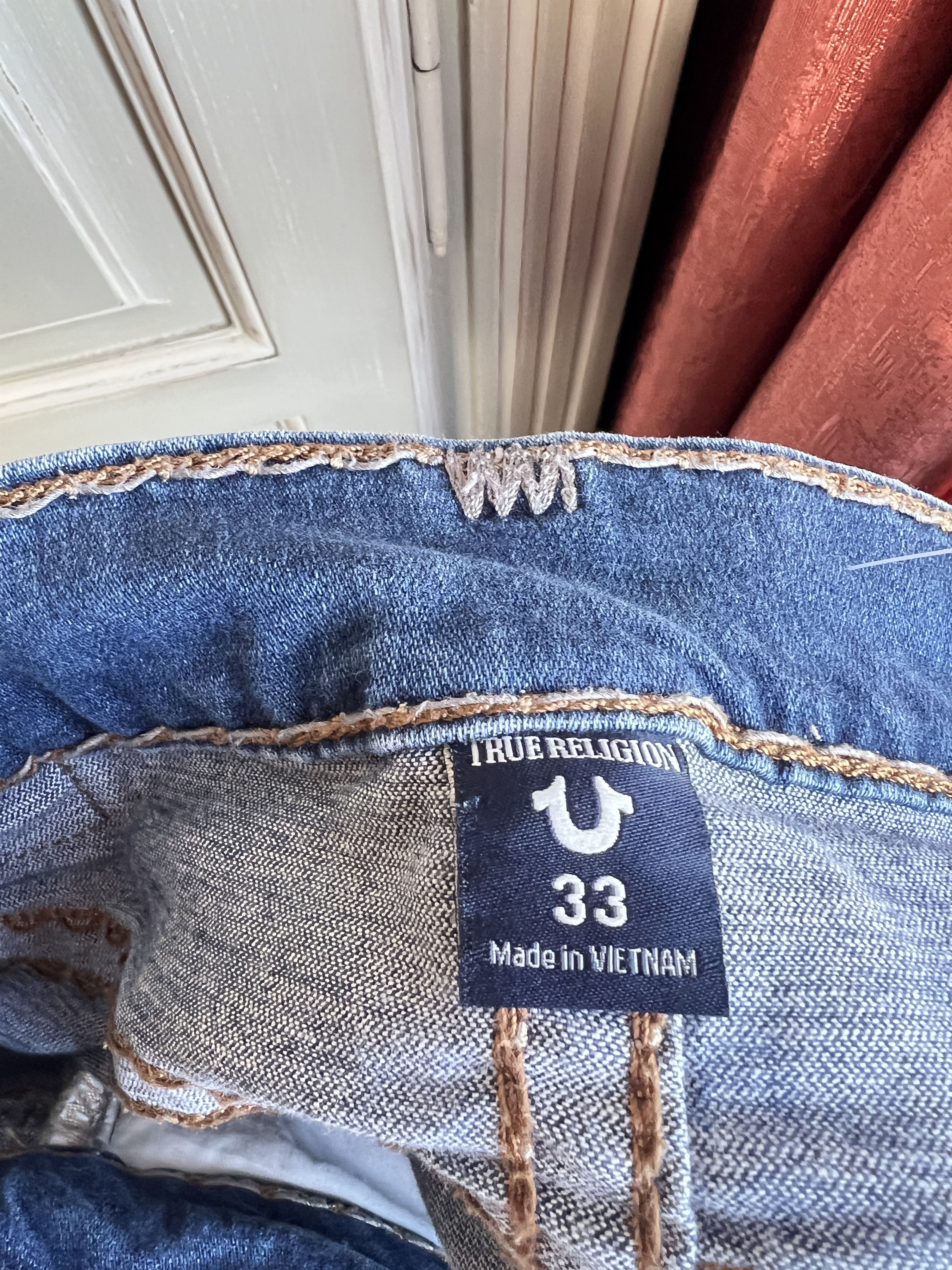 If Six Was Nine × Le Grande Bleu (L.G.B.) × True Religion TRUE RELIGION SKINNY FIT JEANS Size US 33 - 10 Thumbnail