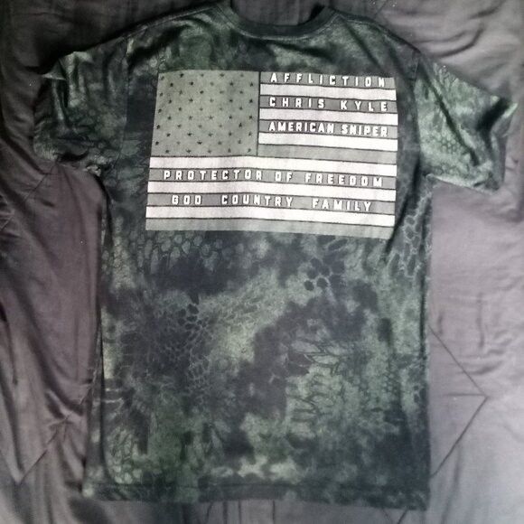 Affliction Affliction Chris Kyle American Sniper USA Freedom T-Shirt Size US XL / EU 56 / 4 - 4 Thumbnail