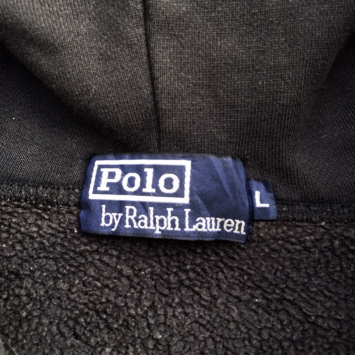 Polo Ralph Lauren × Vintage POLO Ralph Lauren Small Pony Half Zipper Hoodie Sweatshirt Size US L / EU 52-54 / 3 - 6 Thumbnail