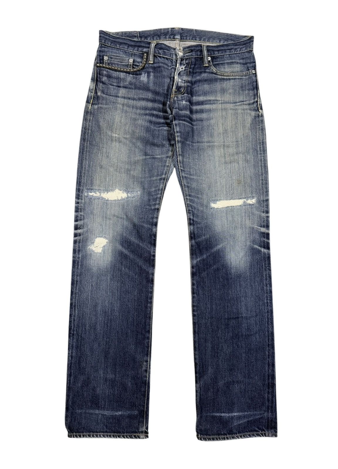 Hysteric Glamour Vtg💥Hysteric Glamour Stud Pocket Salvage Denim Jeans Size US 32 / EU 48 - 1 Thumbnail