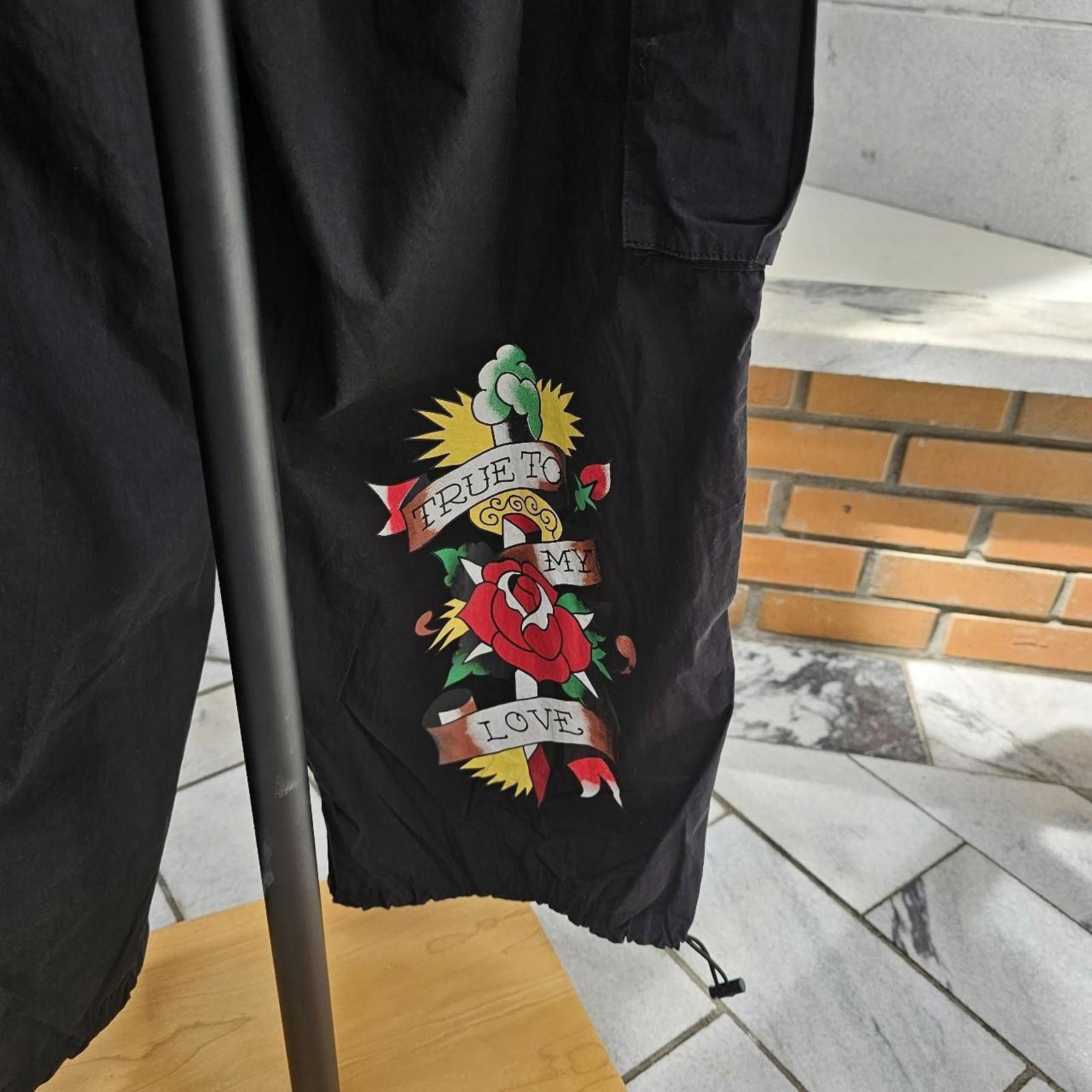 Ed Hardy Ed Hardy Women's Black Pants Size 30" / US 8 / IT 44 - 4 Thumbnail