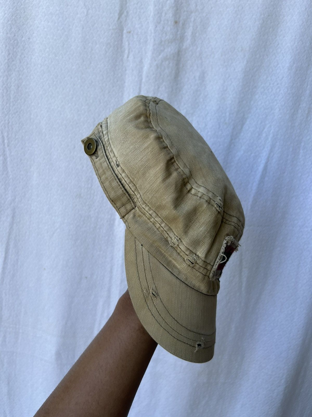 If Six Was Nine × Japanese Brand × Le Grande Bleu (L.G.B.) American inside46 distressed patch style hats Size ONE SIZE - 4 Thumbnail