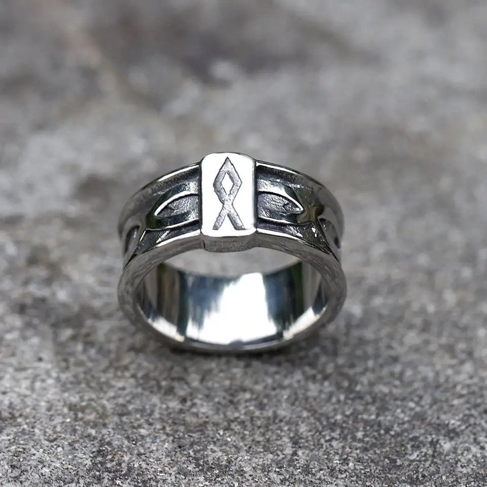 Jewelry × Vintage 316L stainless-steel rings Size ONE SIZE - 2 Thumbnail
