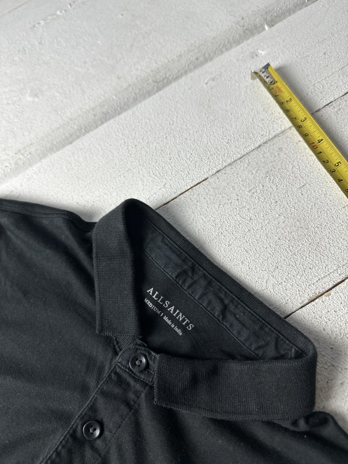 Allsaints 🚨ALLSAINTS BLACK POLO TANK SHIRT LUXURY OPIUM Y2K Size US M / EU 48-50 / 2 - 7 Thumbnail