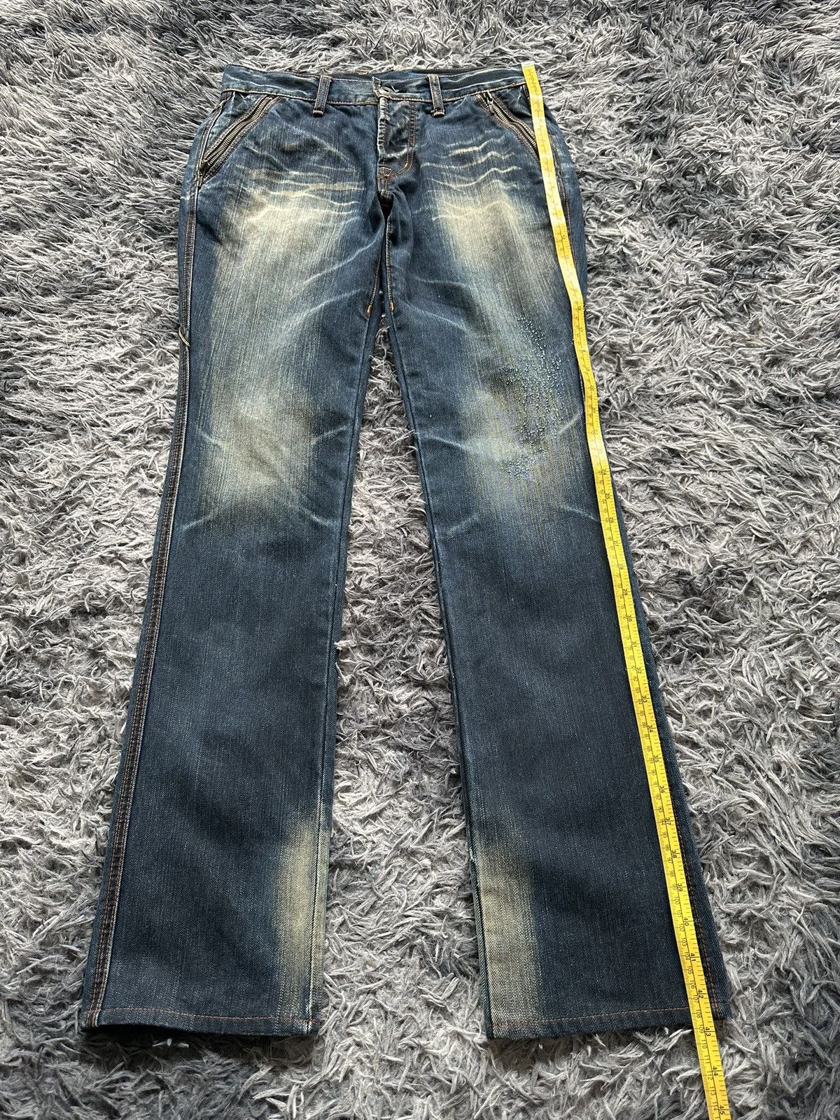 Boycott 2000's Boycott - Indigo distressed blue jeans Size US 31 - 14 Thumbnail