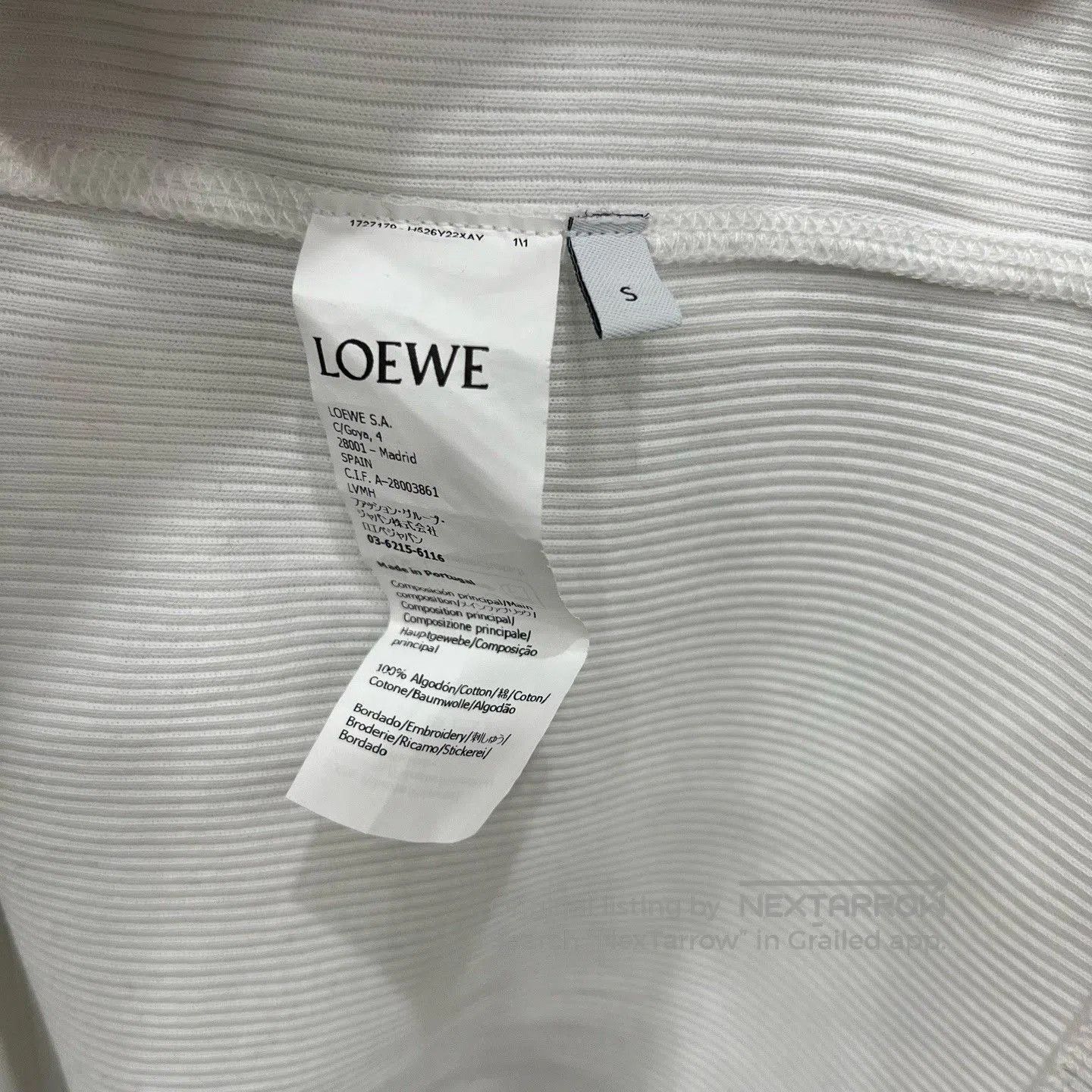 Loewe Loewe Embroidered Logo Long Sleeve. Size US S / EU 44-46 / 1 - 4 Thumbnail
