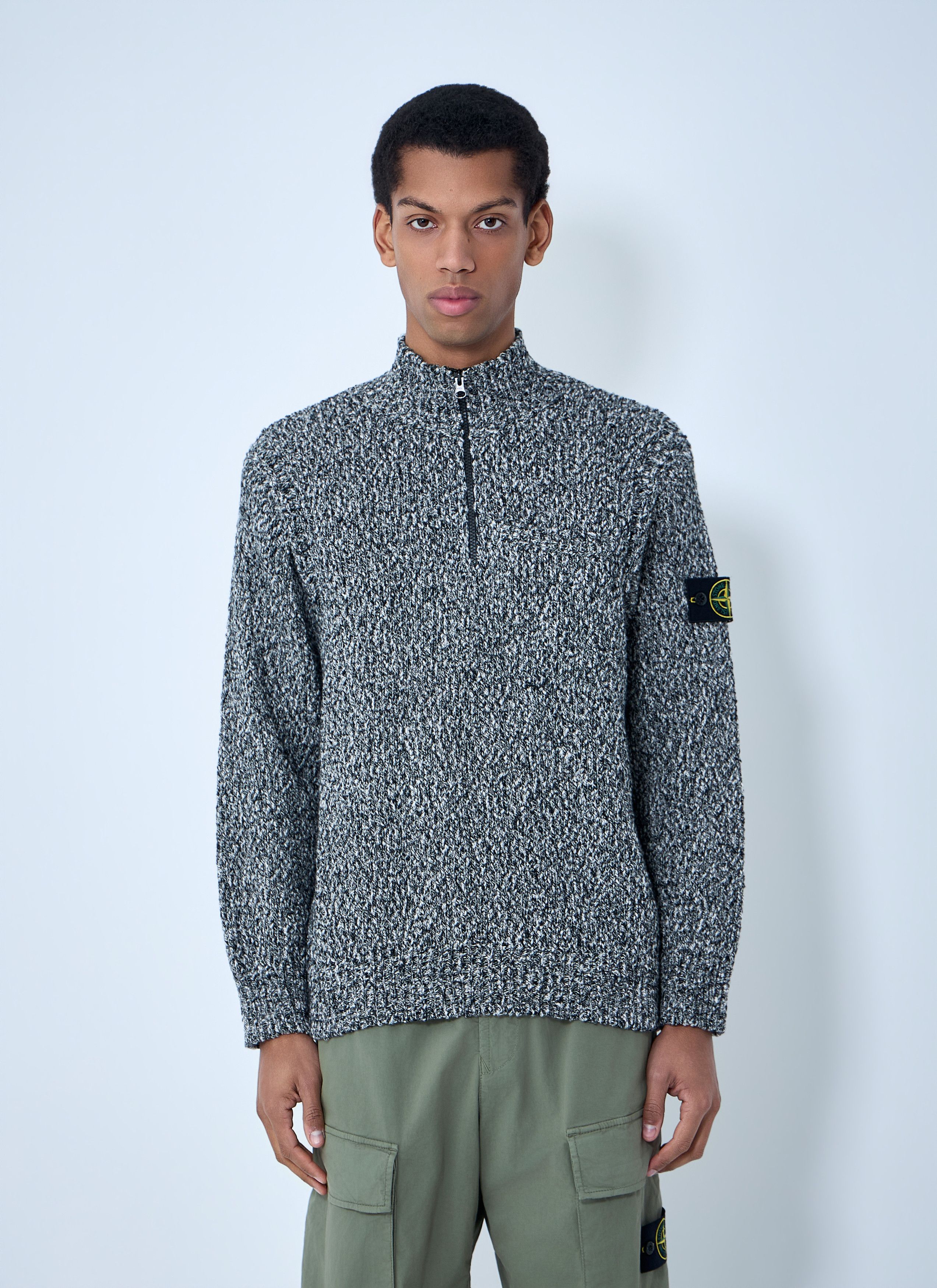 Stone Island Logo Patch Sweater Size US XL / EU 56 / 4 - 1 Thumbnail