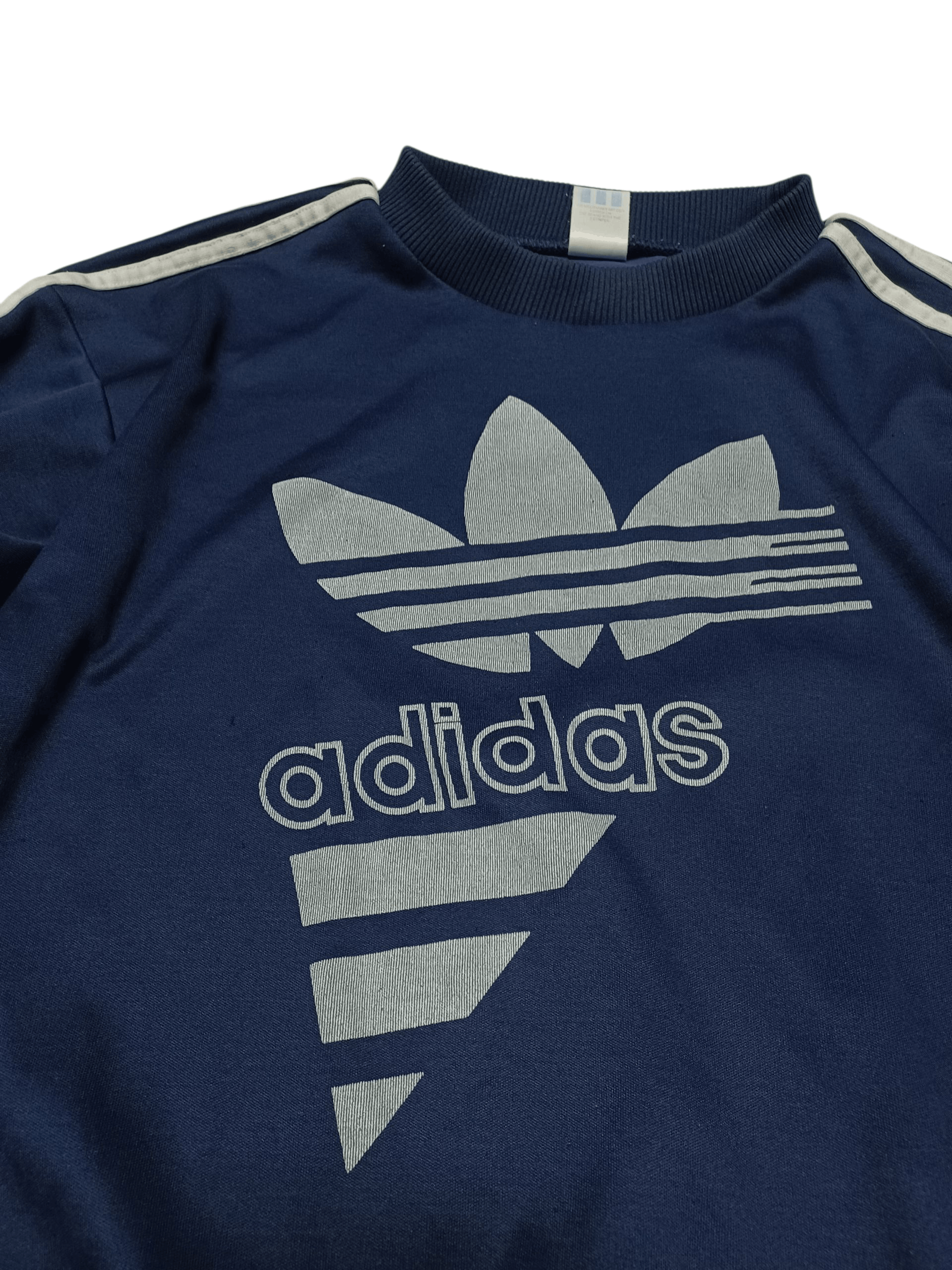 Adidas ADIDAS ORIGINALS VINTAGE 90S BIG LOGO SWEATSHIRT Size US M / EU 48-50 / 2 - 2 Thumbnail
