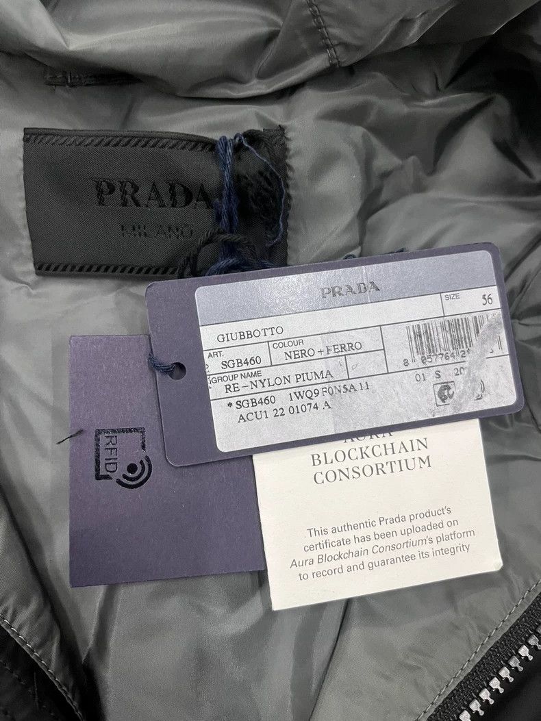 Prada PRADA Solid Sport Minimalist Recycled Nylon Performance Jac Size US XL / EU 56 / 4 - 3 Thumbnail
