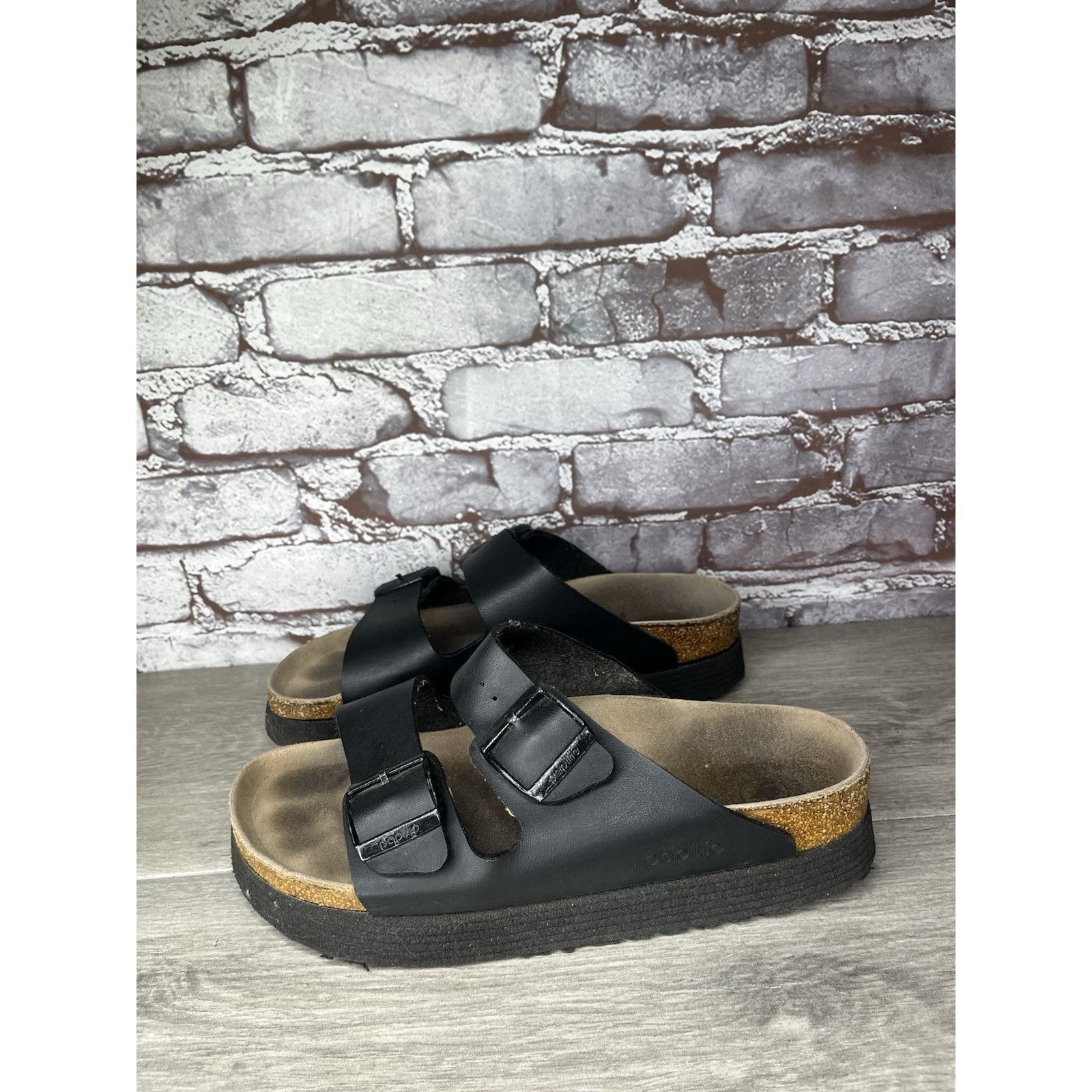 Birkenstock Birkenstock Papillio Arizona Platform Vegan Black Birko-Flor Size US 9.5 / IT 39.5 - 20 Thumbnail
