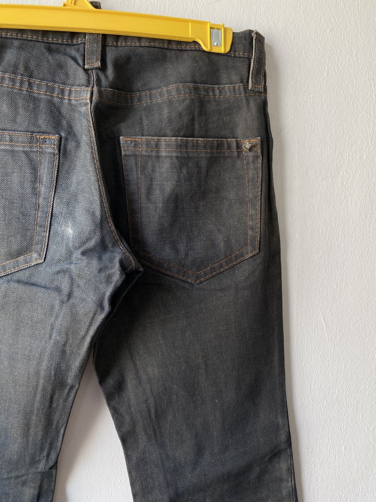 Dsquared2 Vintage Dsquared2 Waxed D2Lux Flare Denim Size US 29 - 13 Thumbnail