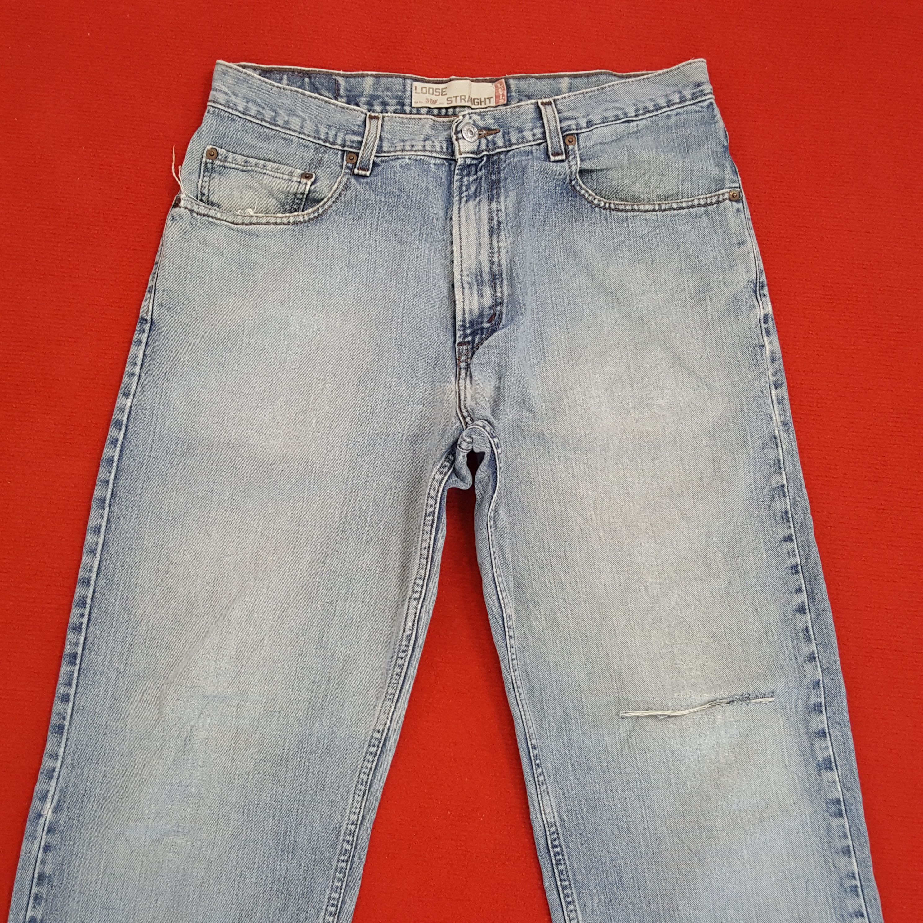 Levi's × Vintage Levis Streetwear Style Distressed Jeans Size US 34 / EU 50 - 5 Thumbnail