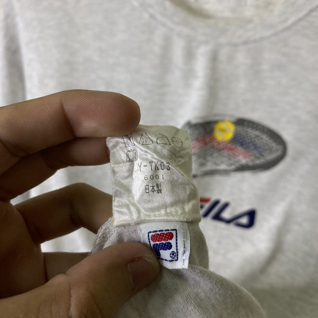 Fila × Vintage Vintage 1990s Fila Tennis Tee Size US M / EU 48-50 / 2 - 5 Thumbnail