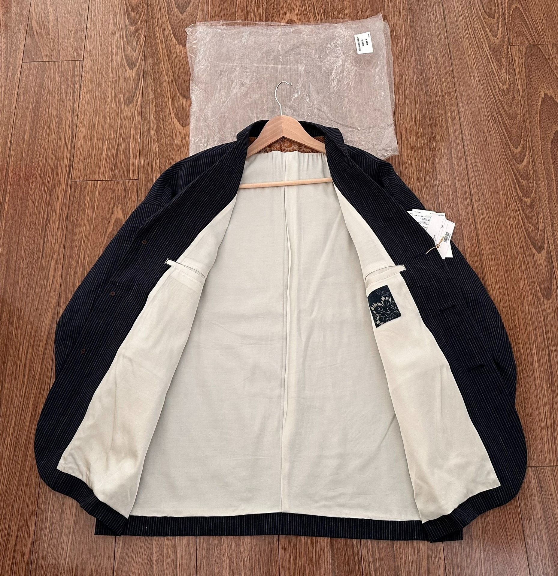 Visvim VISVIM ICT HAMMONS JKT 24AW Wool Yarn Blend Woven Striped S Size 48R - 3 Thumbnail
