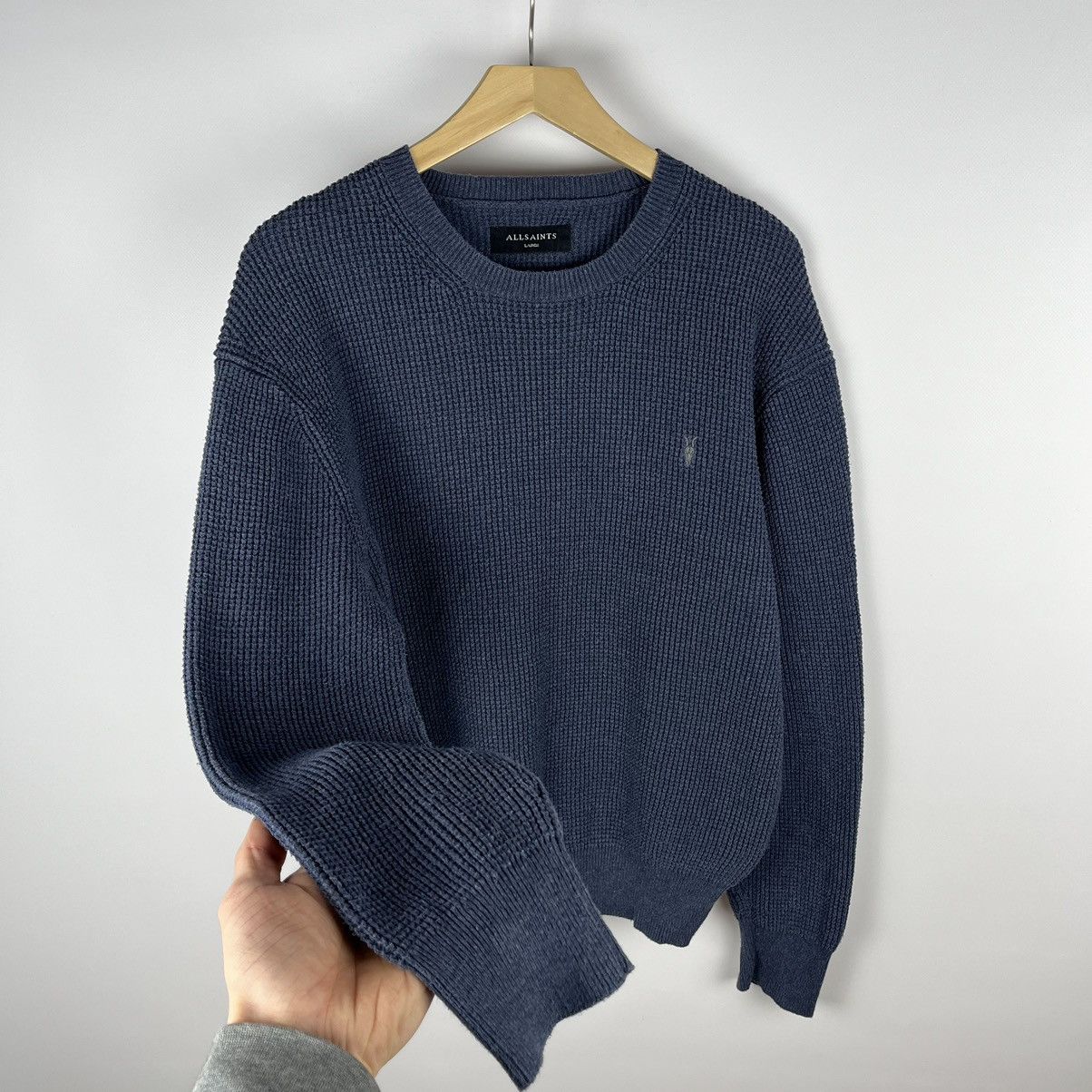Allsaints Designer Allsaints knit mert crew sweater Size US L / EU 52-54 / 3 - 5 Thumbnail